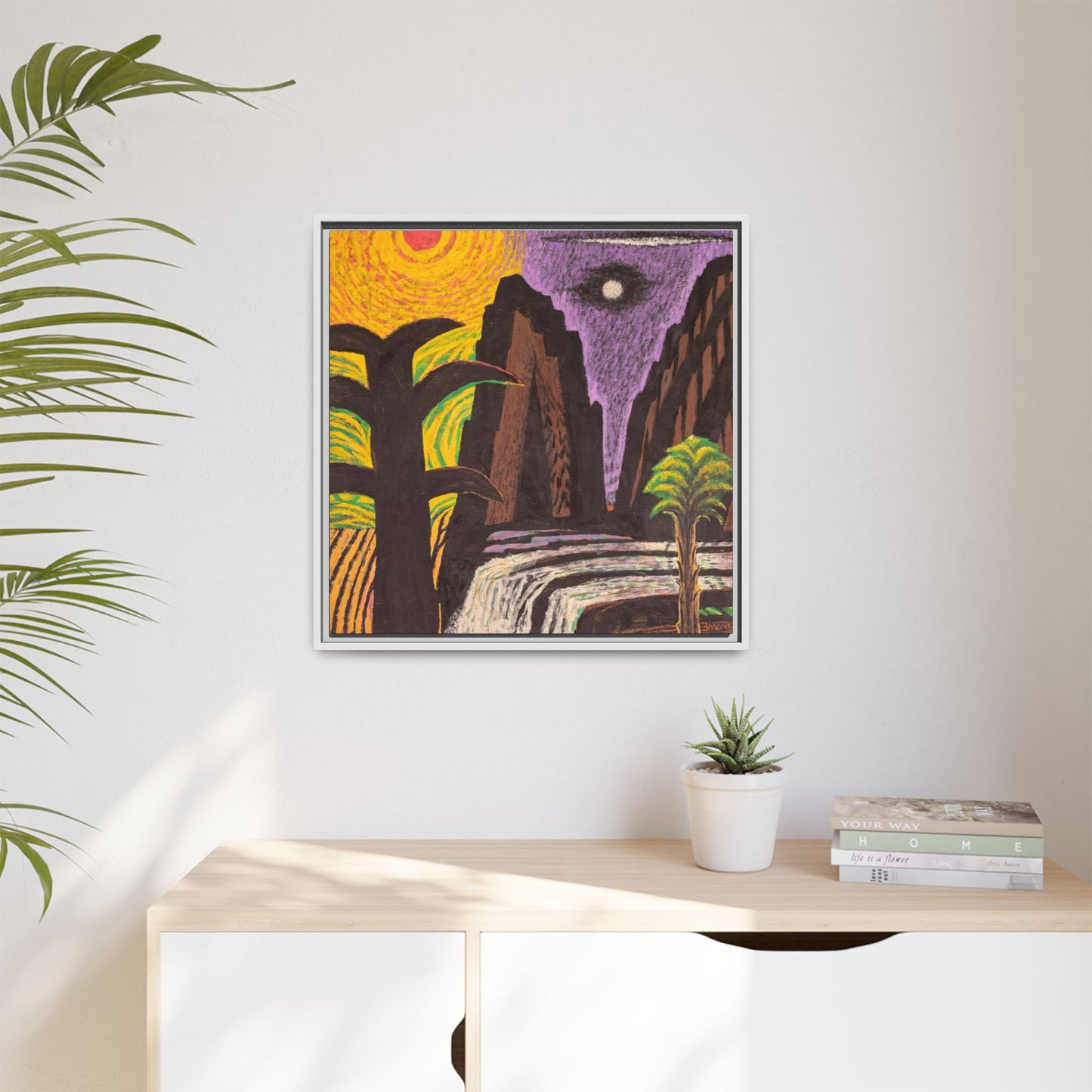 Abstract Landscape Print