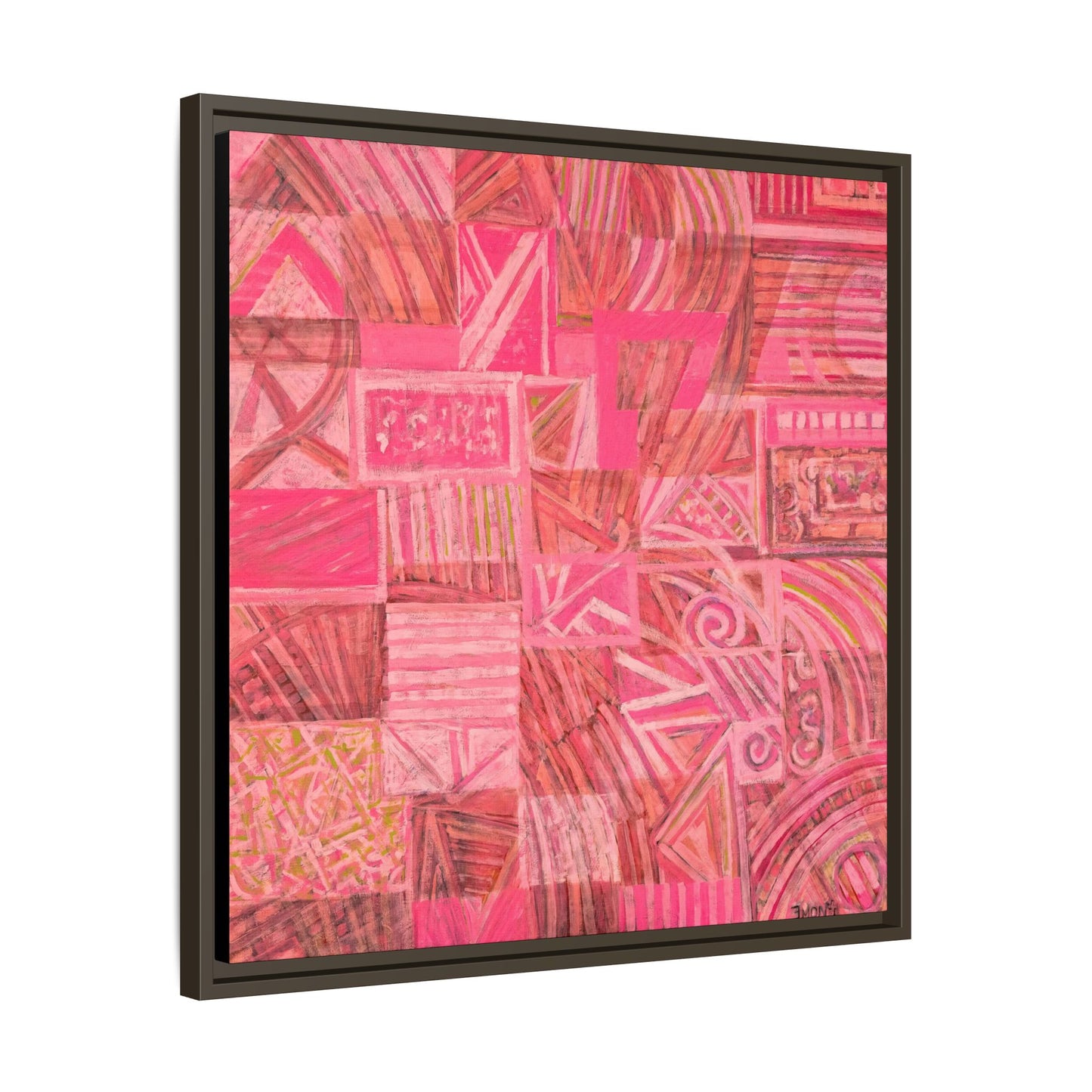 Large Abstract Print on Canvas