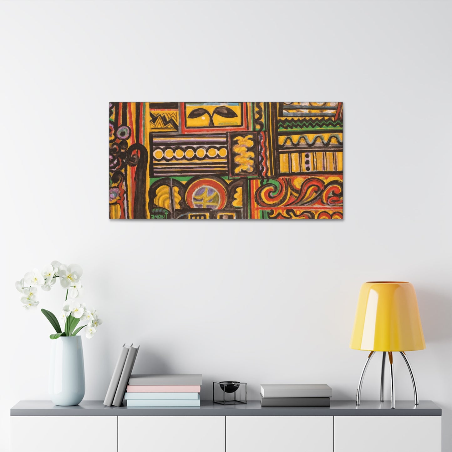 Colorful and Bold Abstract Print