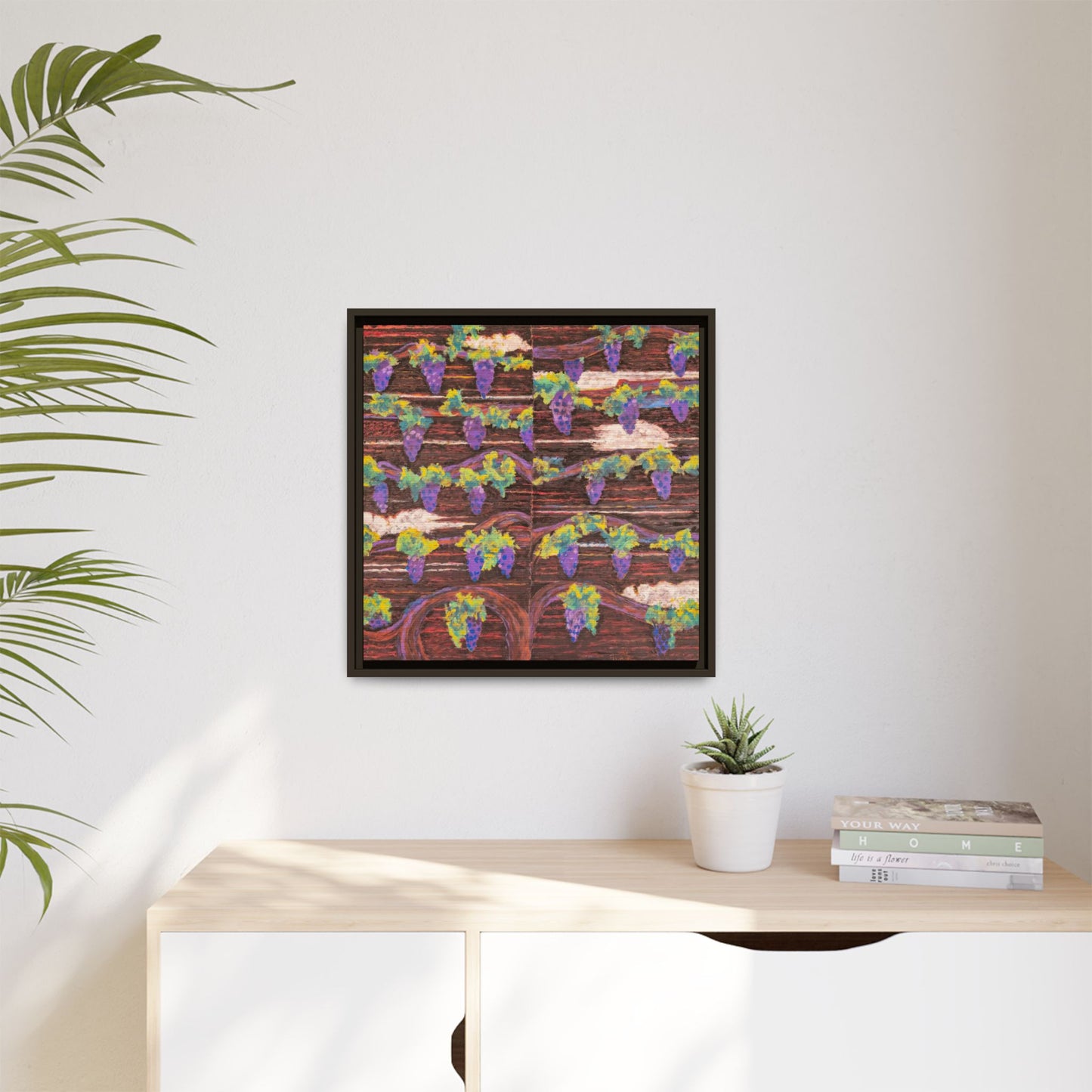 Wine Grapes Art Print