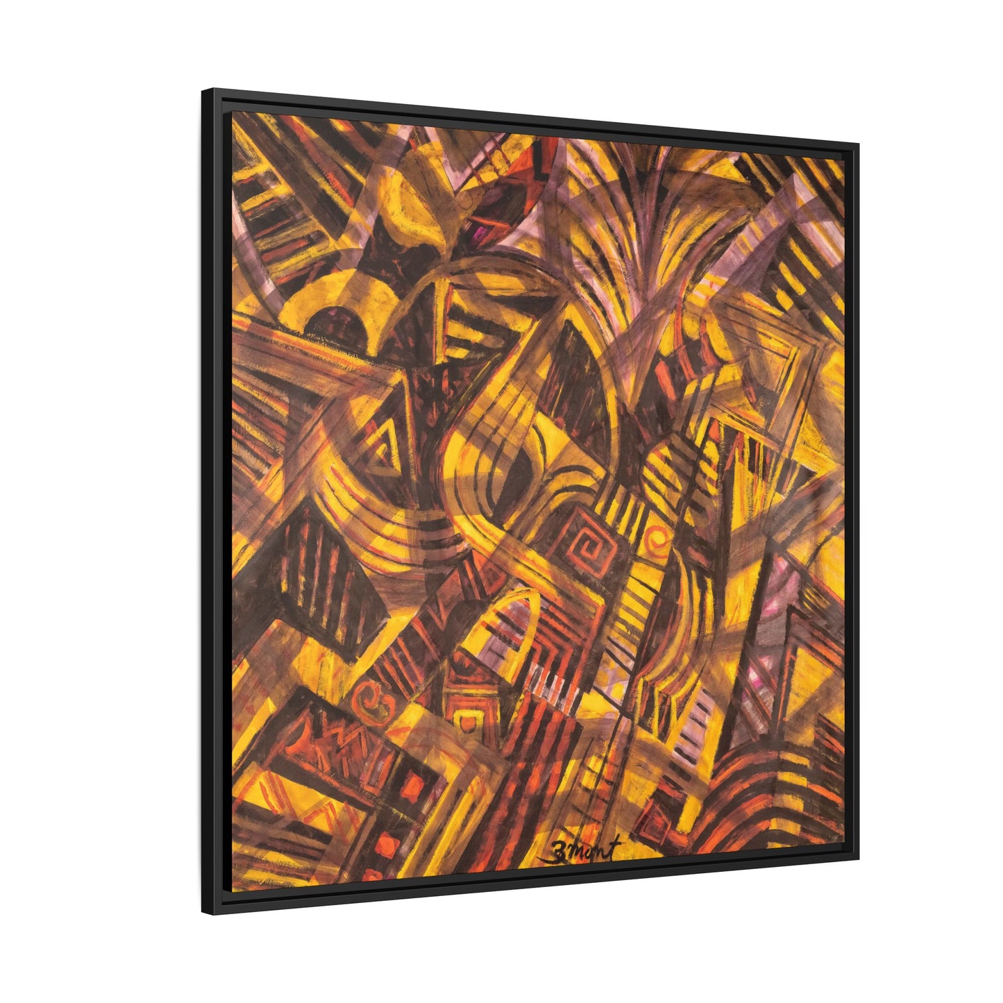 Bold Colorful Abstract Contemporary Art Print