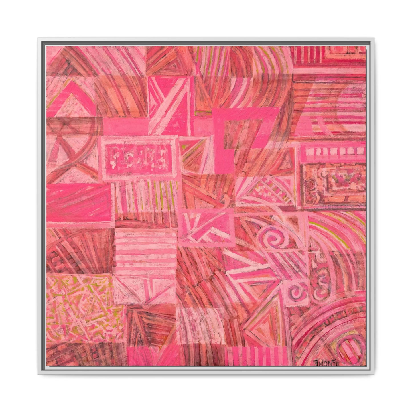 Large Abstract Print on Canvas