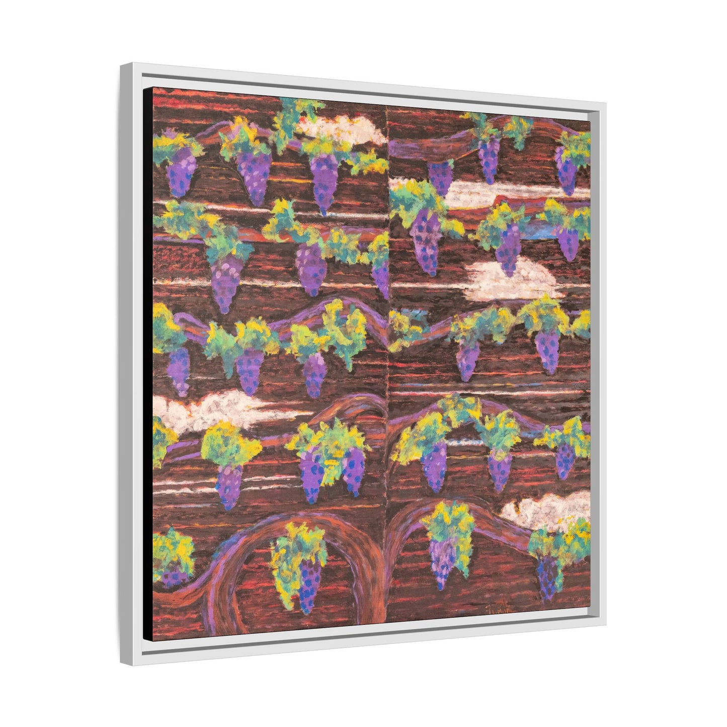 Wine Grapes Art Print