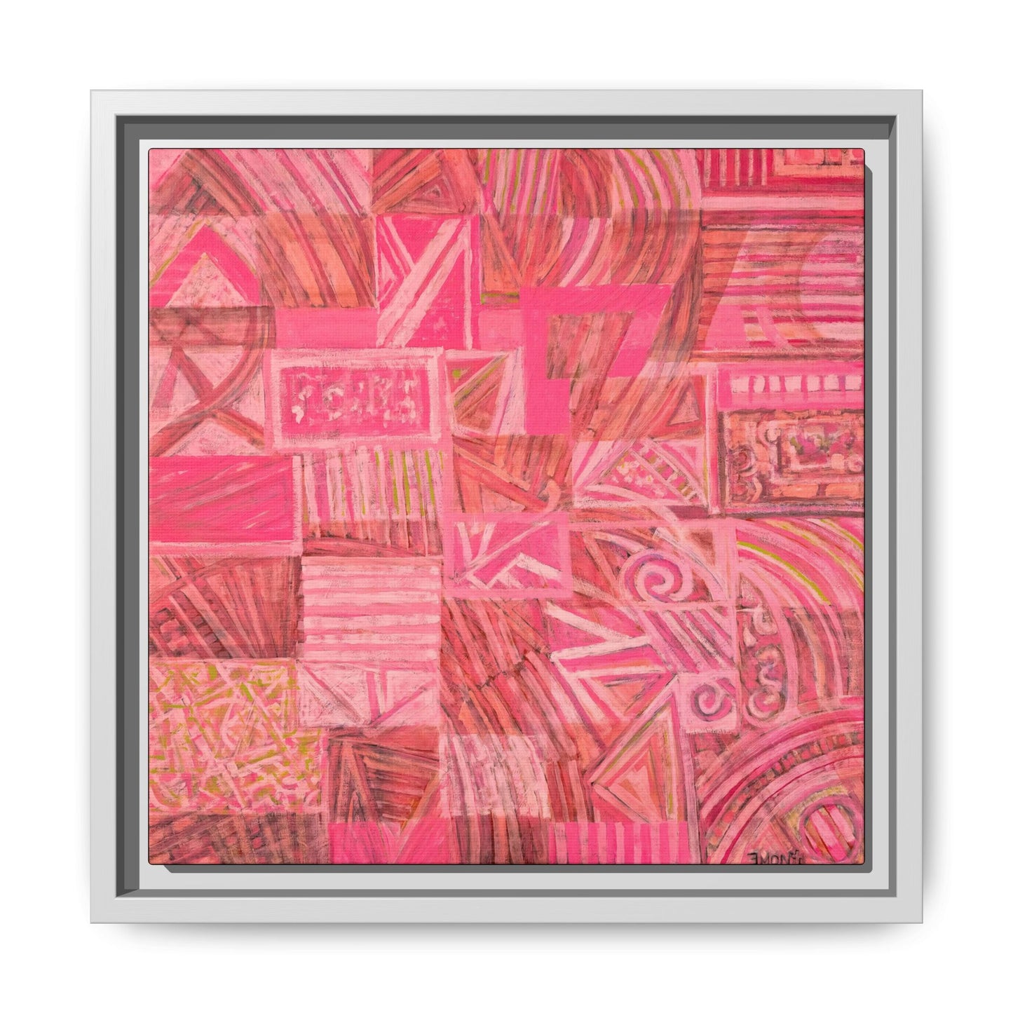 Large Abstract Print on Canvas