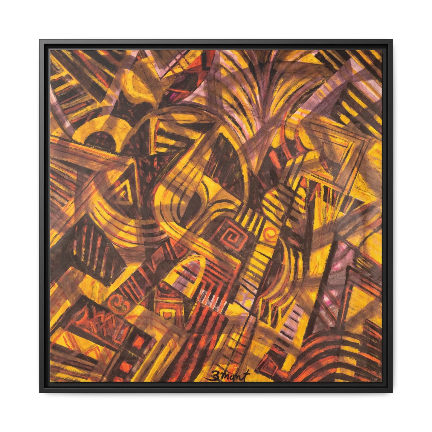 Bold Colorful Abstract Contemporary Art Print