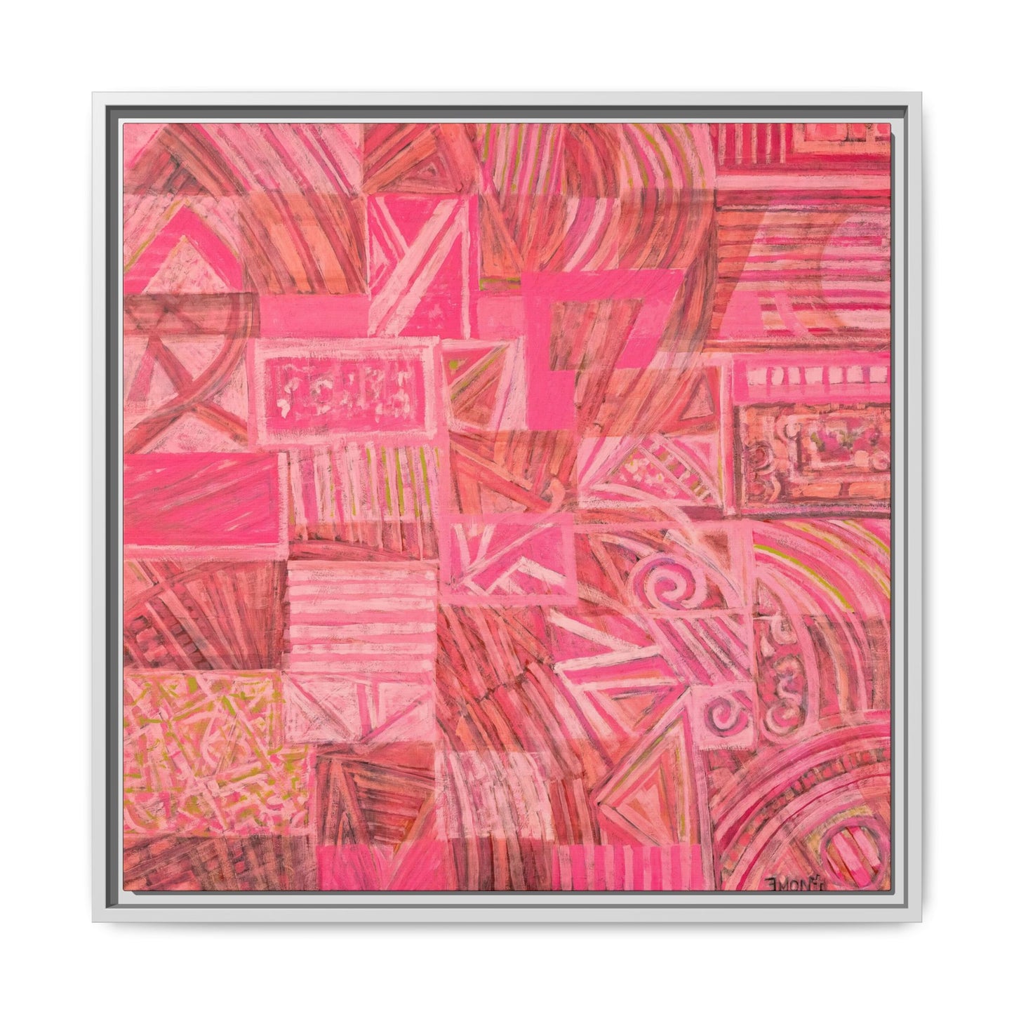 Large Abstract Print on Canvas