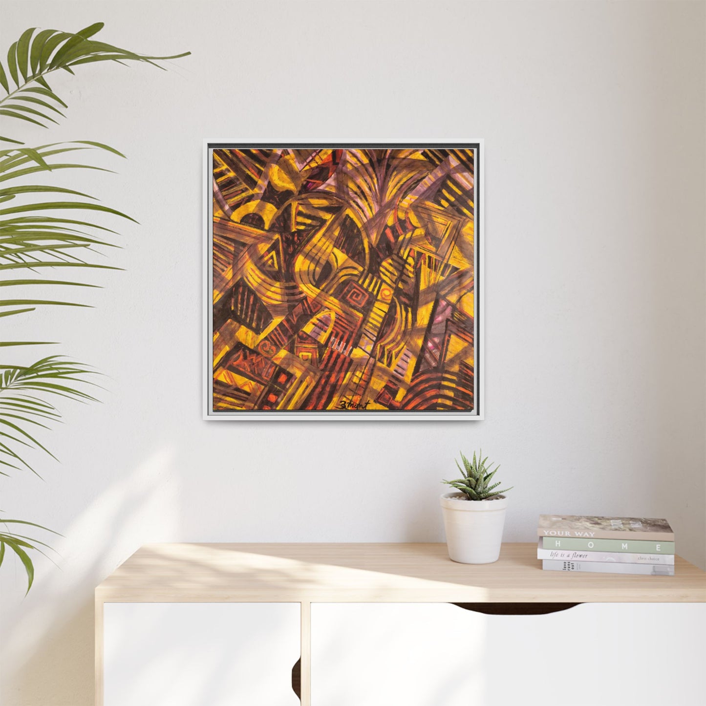 Bold Colorful Abstract Contemporary Art Print