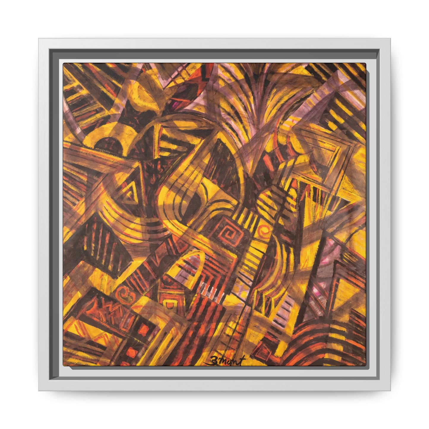 Bold Colorful Abstract Contemporary Art Print