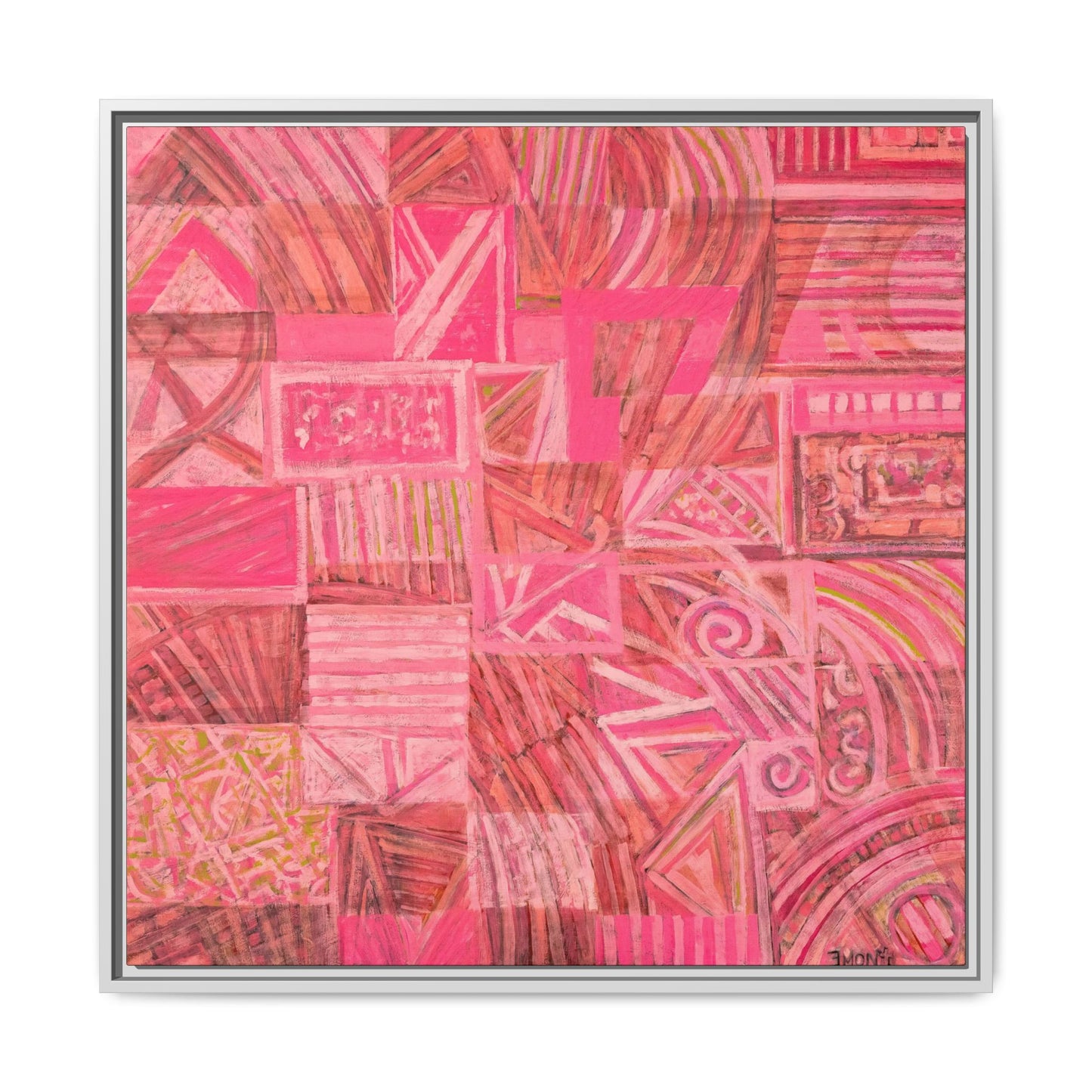 Large Abstract Print on Canvas