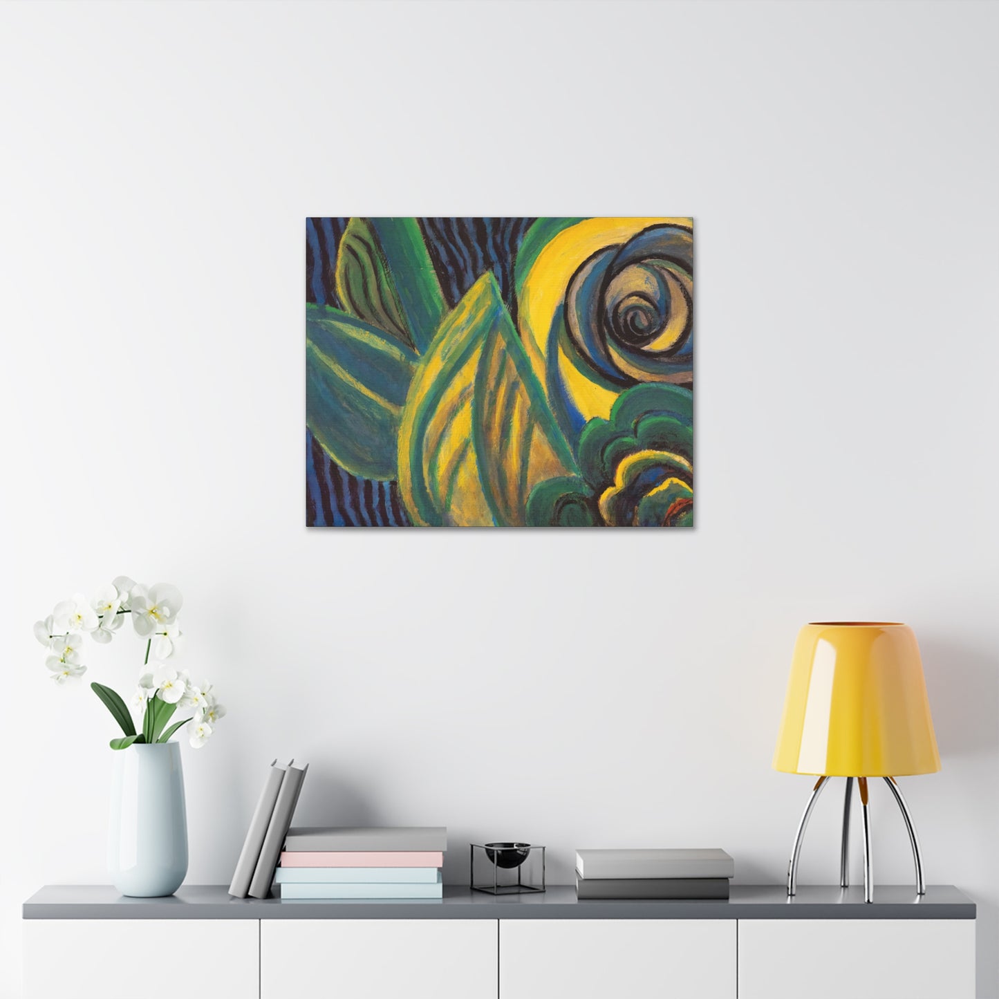 Green and Yellow Abstract