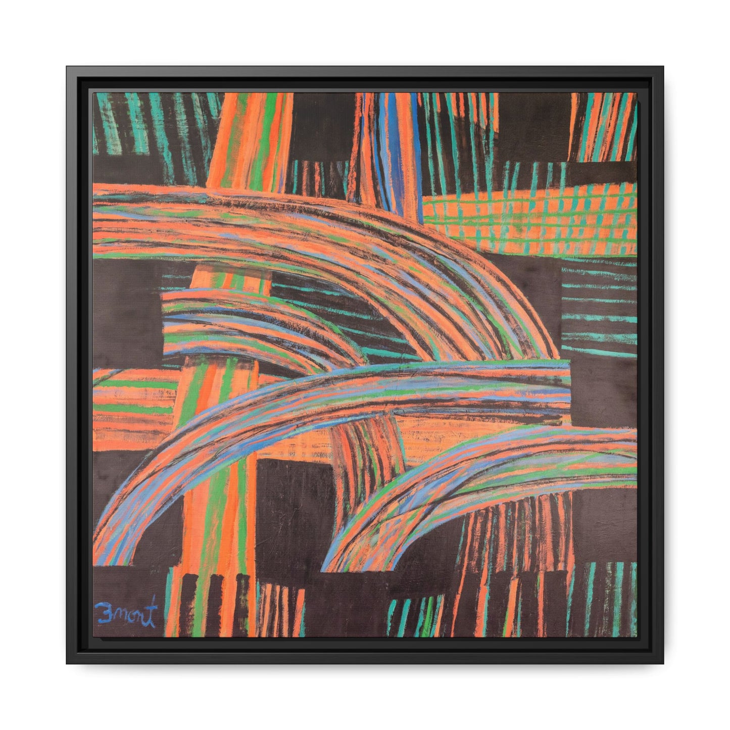 Colorful Abstract by Monte Dean