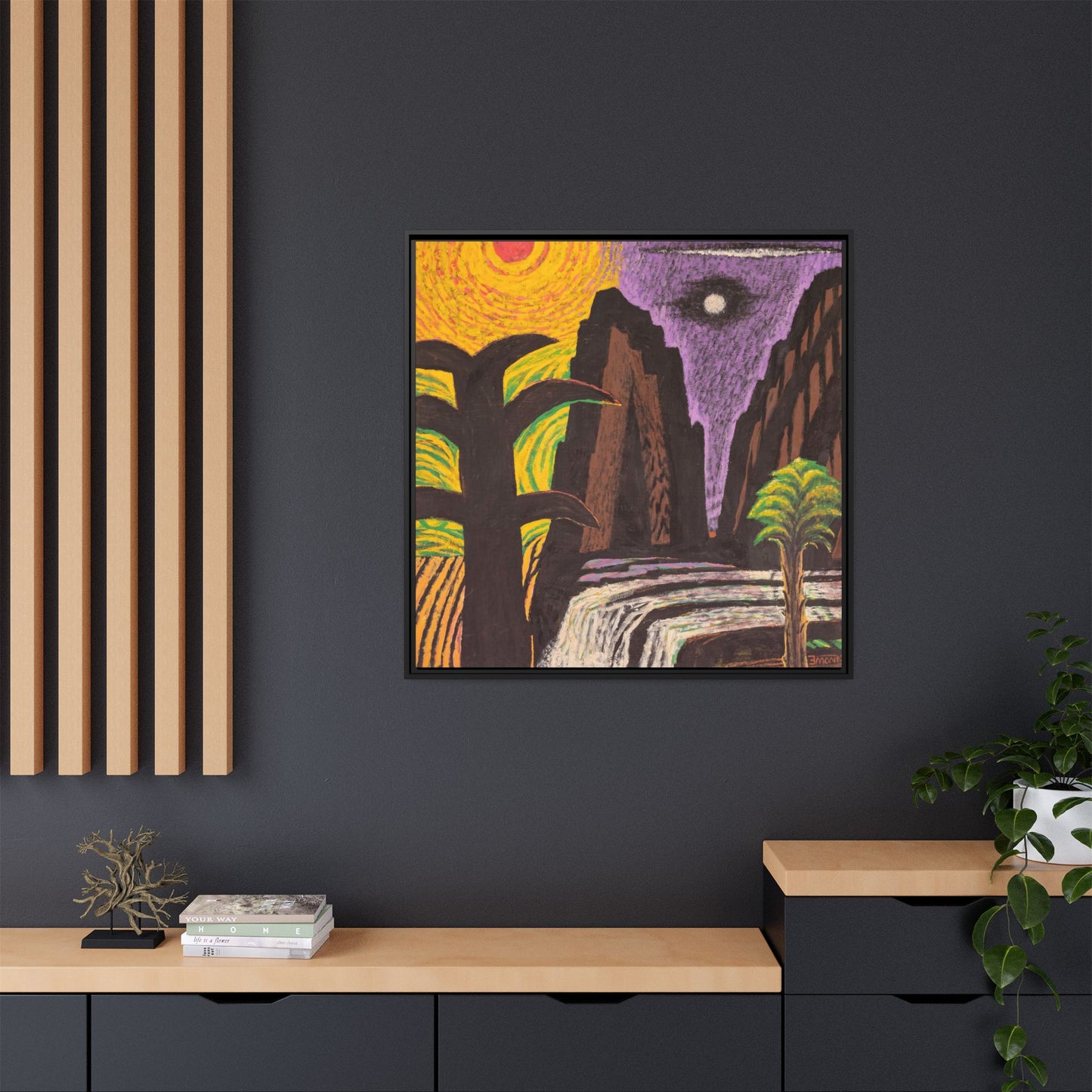 Abstract Landscape Print