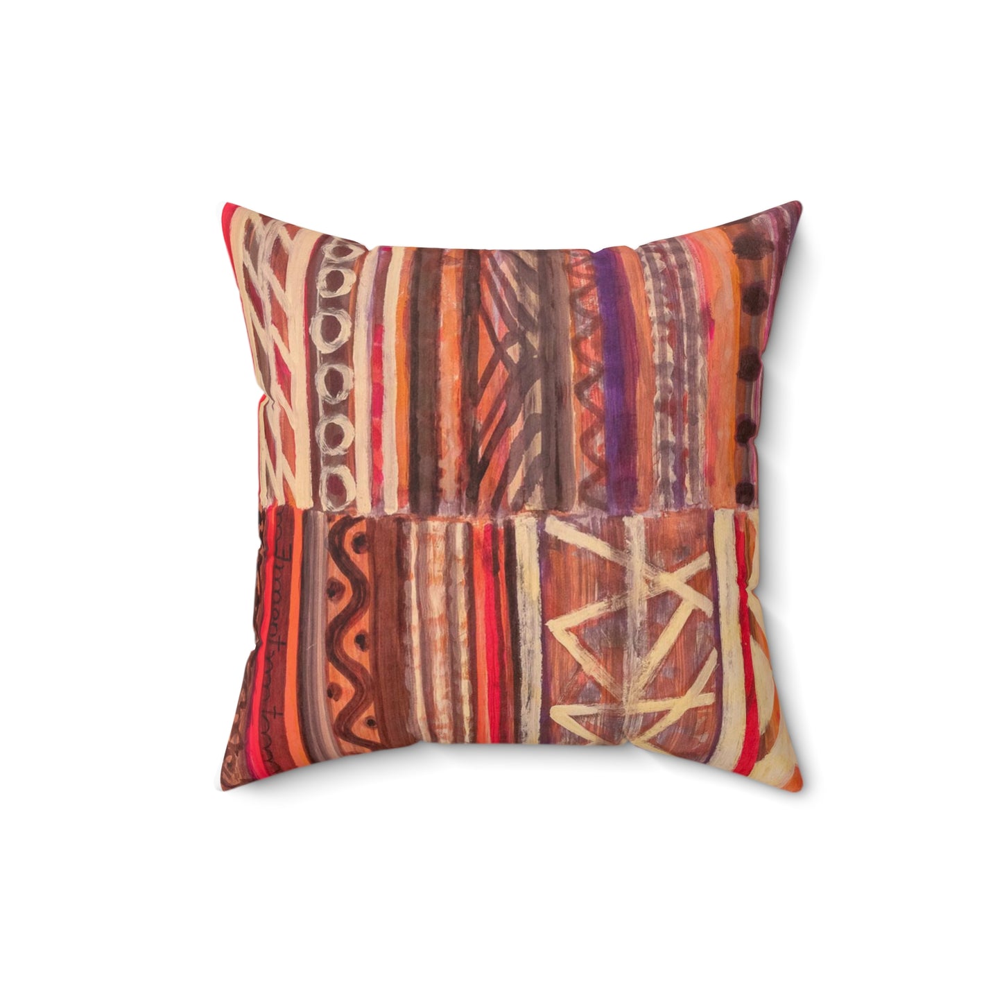 Spun Polyester Square Pillow