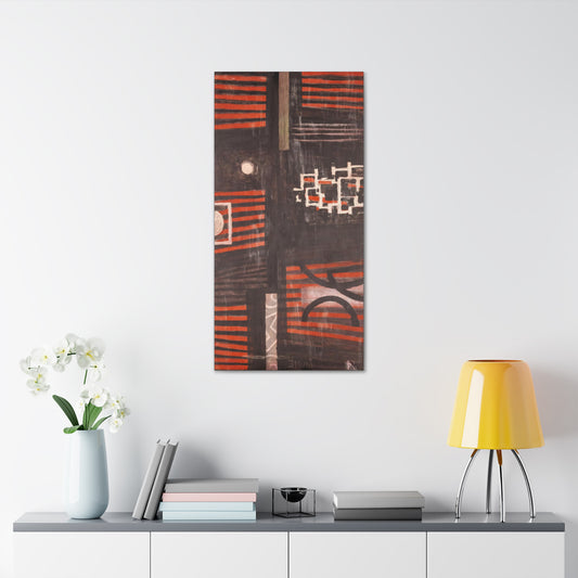 Red and Black Art Print