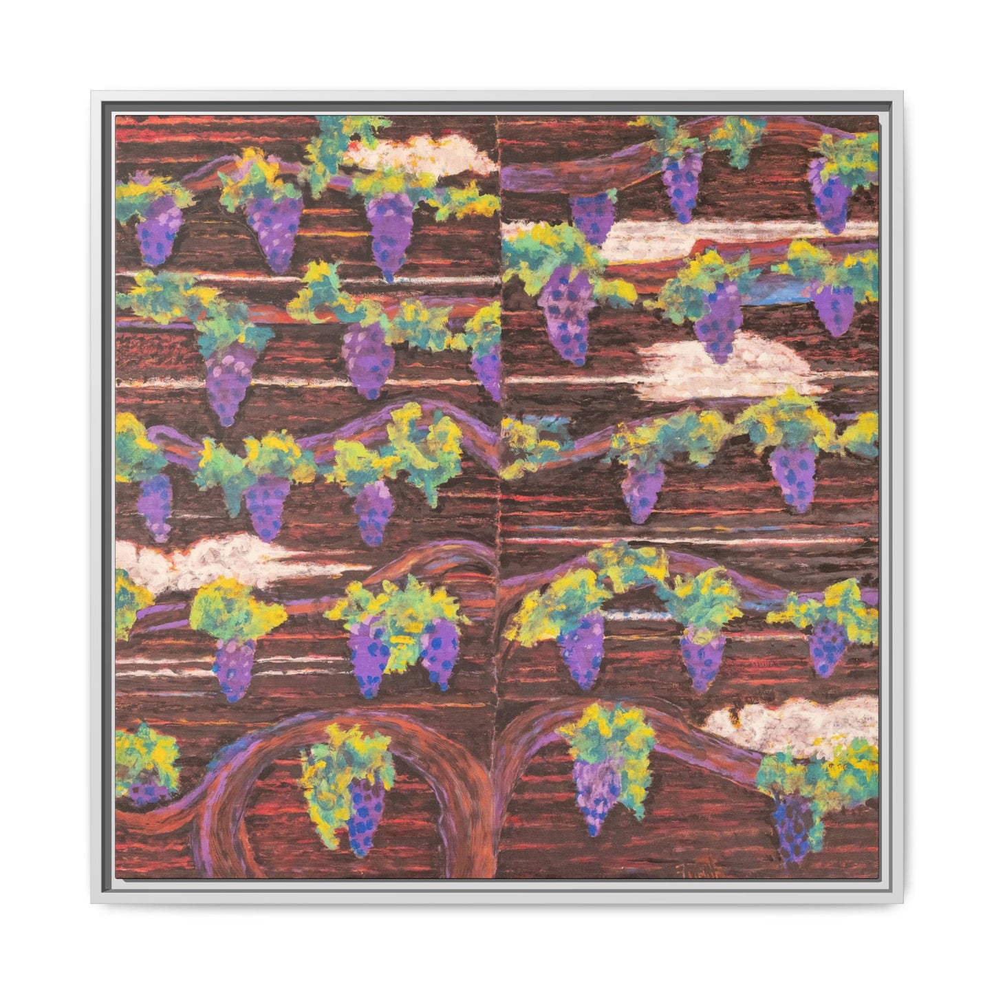 Wine Grapes Art Print