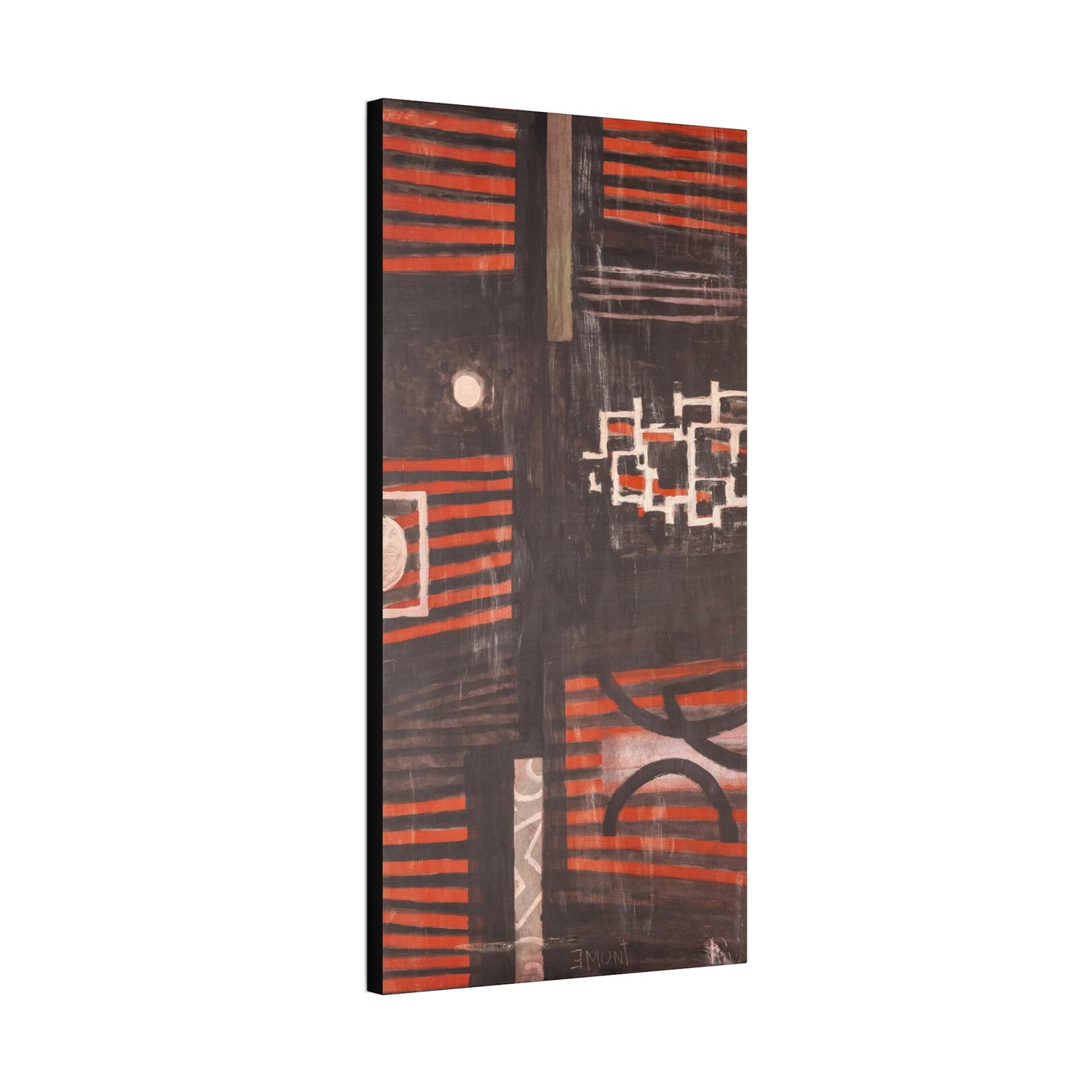 Red and Black Art Print