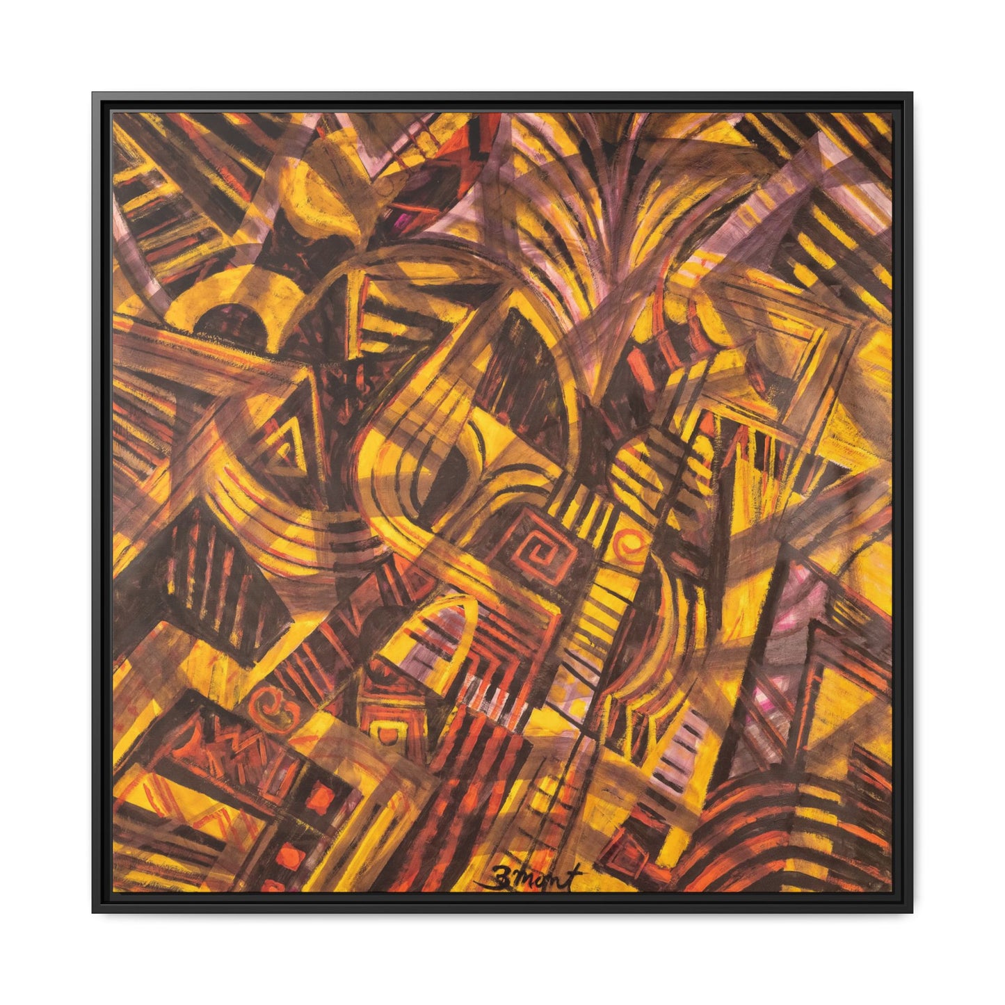 Bold Colorful Abstract Contemporary Art Print