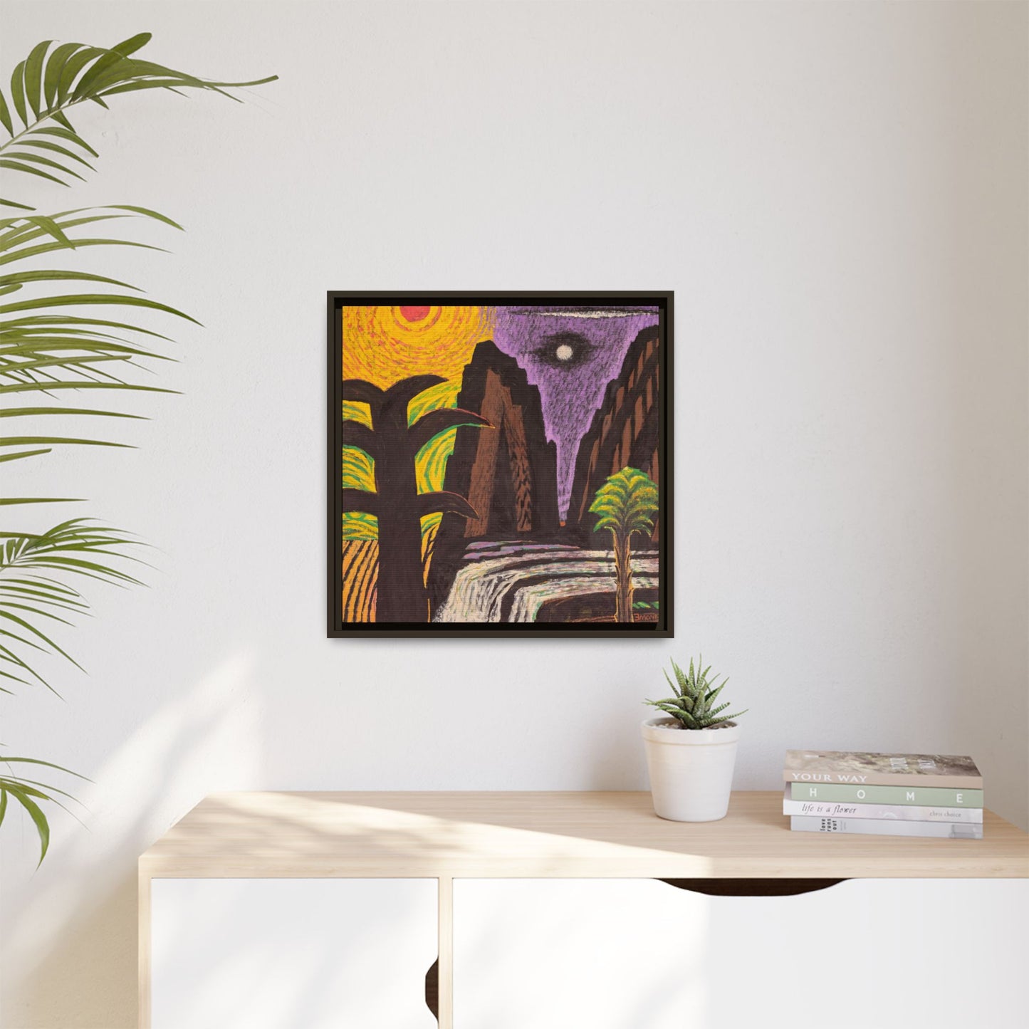 Abstract Landscape Print