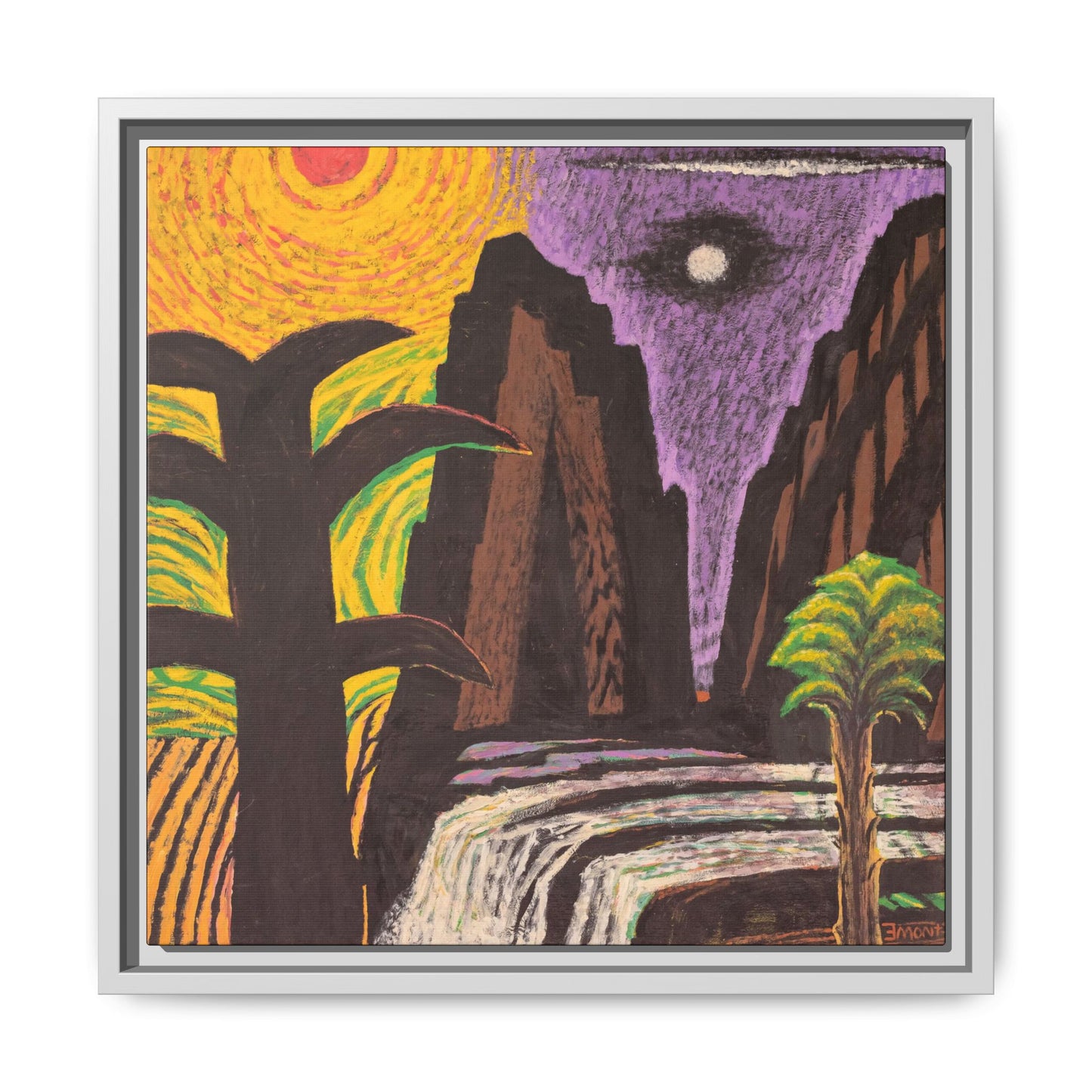 Abstract Landscape Print