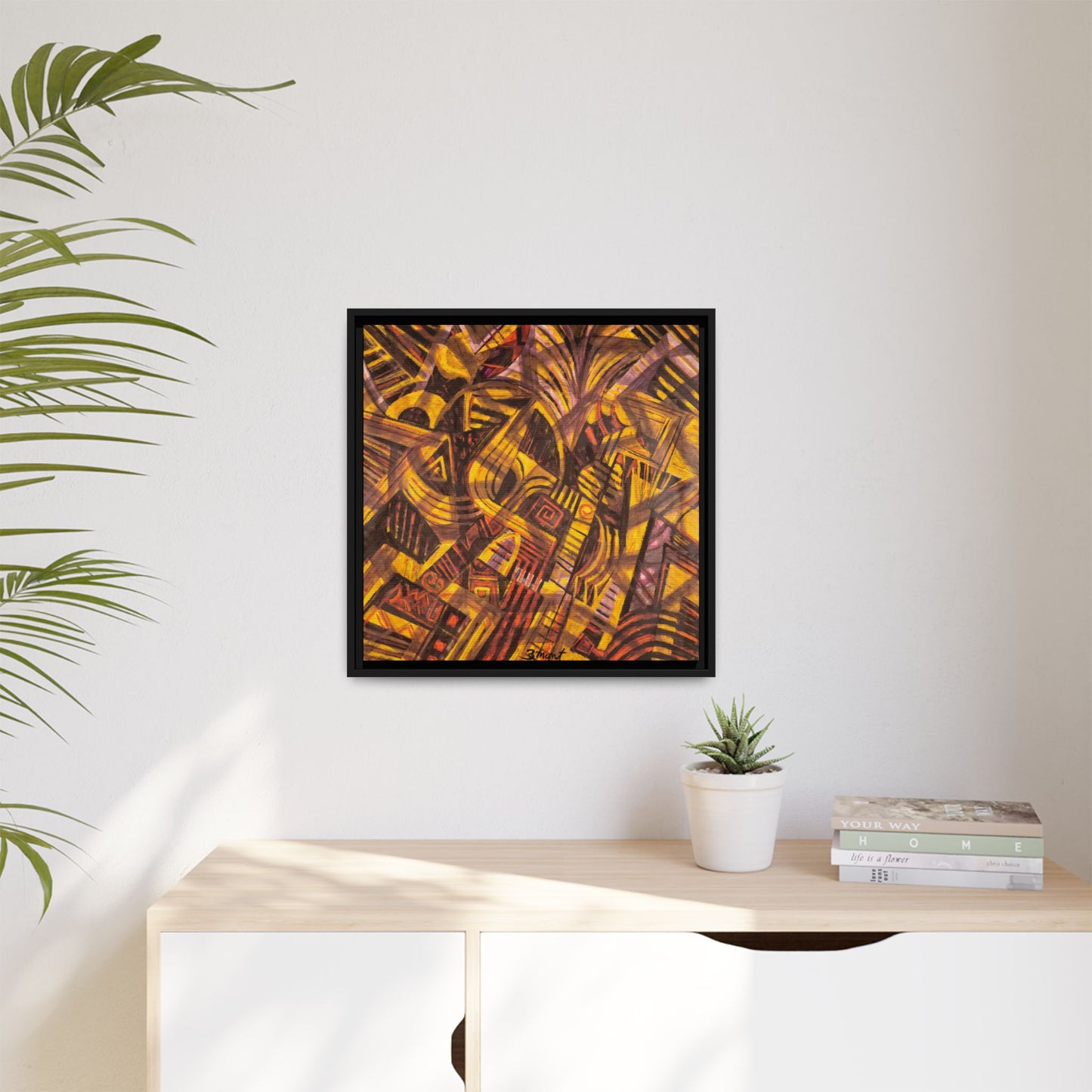 Bold Colorful Abstract Contemporary Art Print