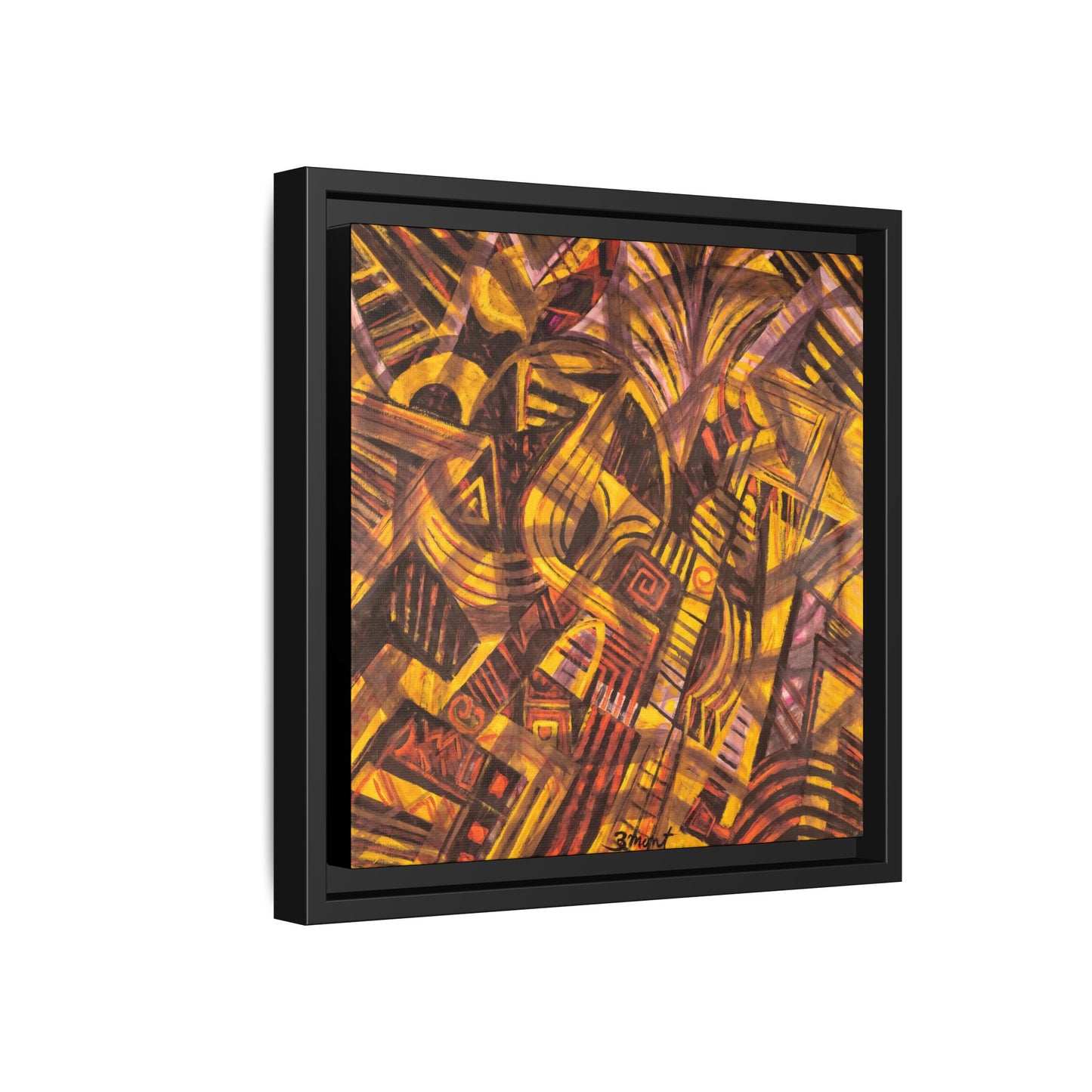 Bold Colorful Abstract Contemporary Art Print