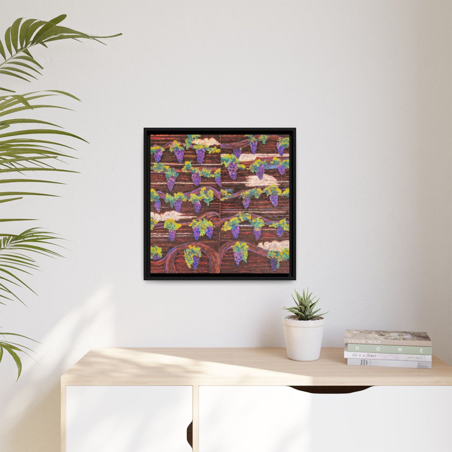 Wine Grapes Art Print