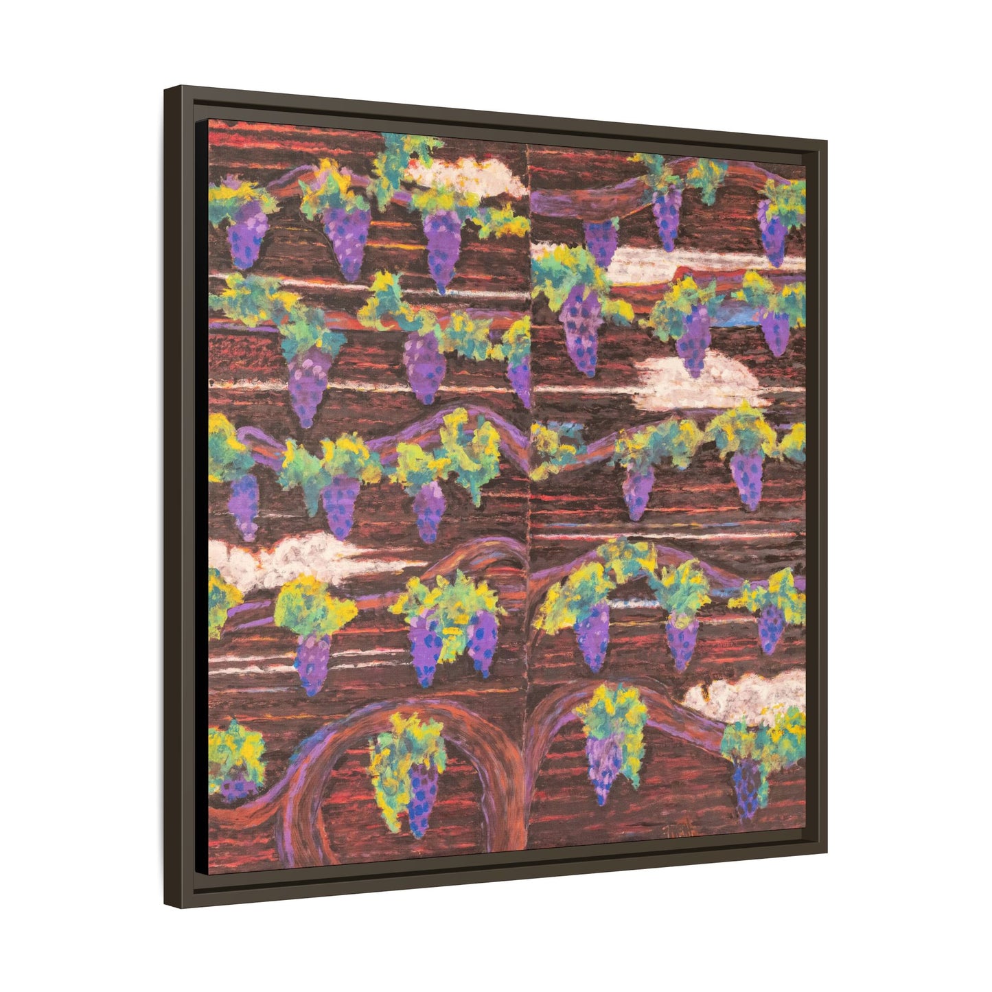 Wine Grapes Art Print