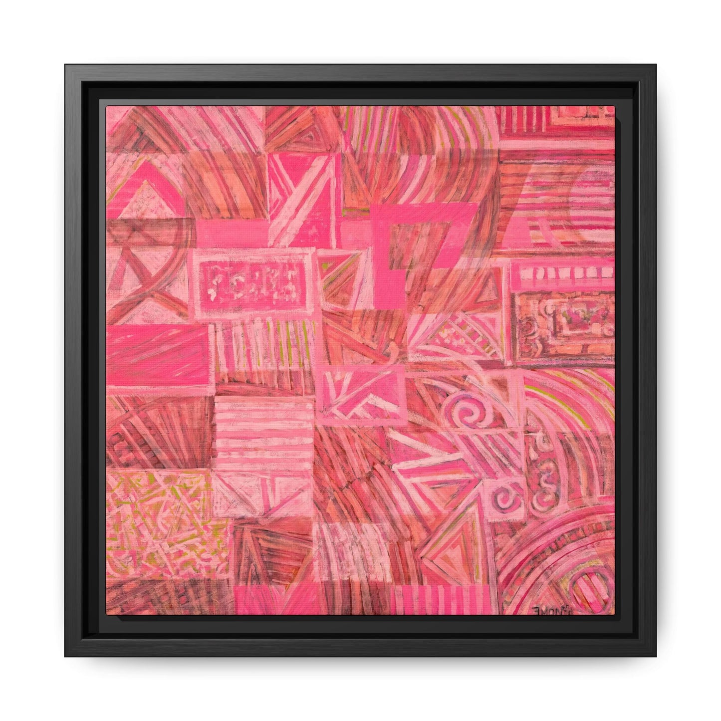 Large Abstract Print on Canvas