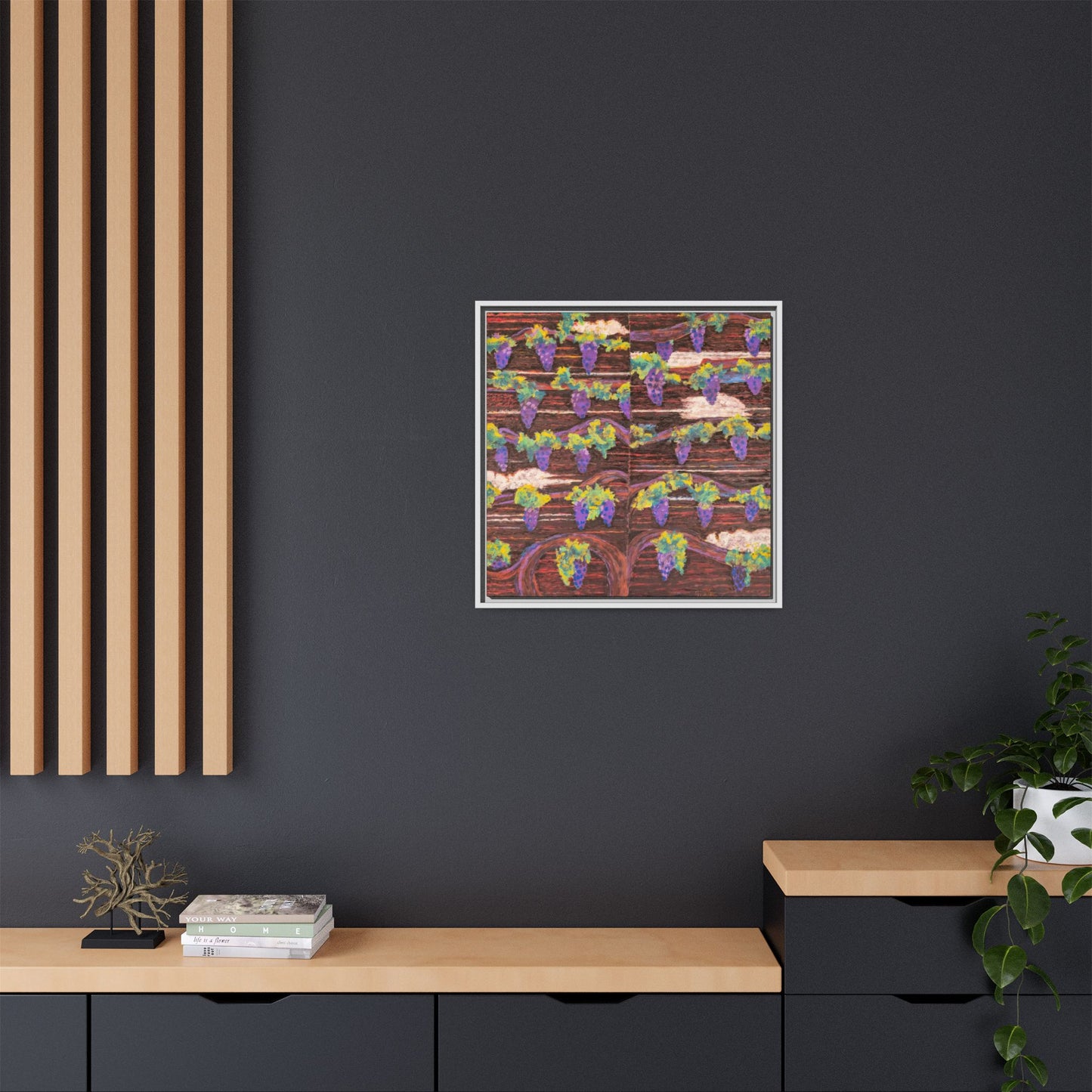 Wine Grapes Art Print