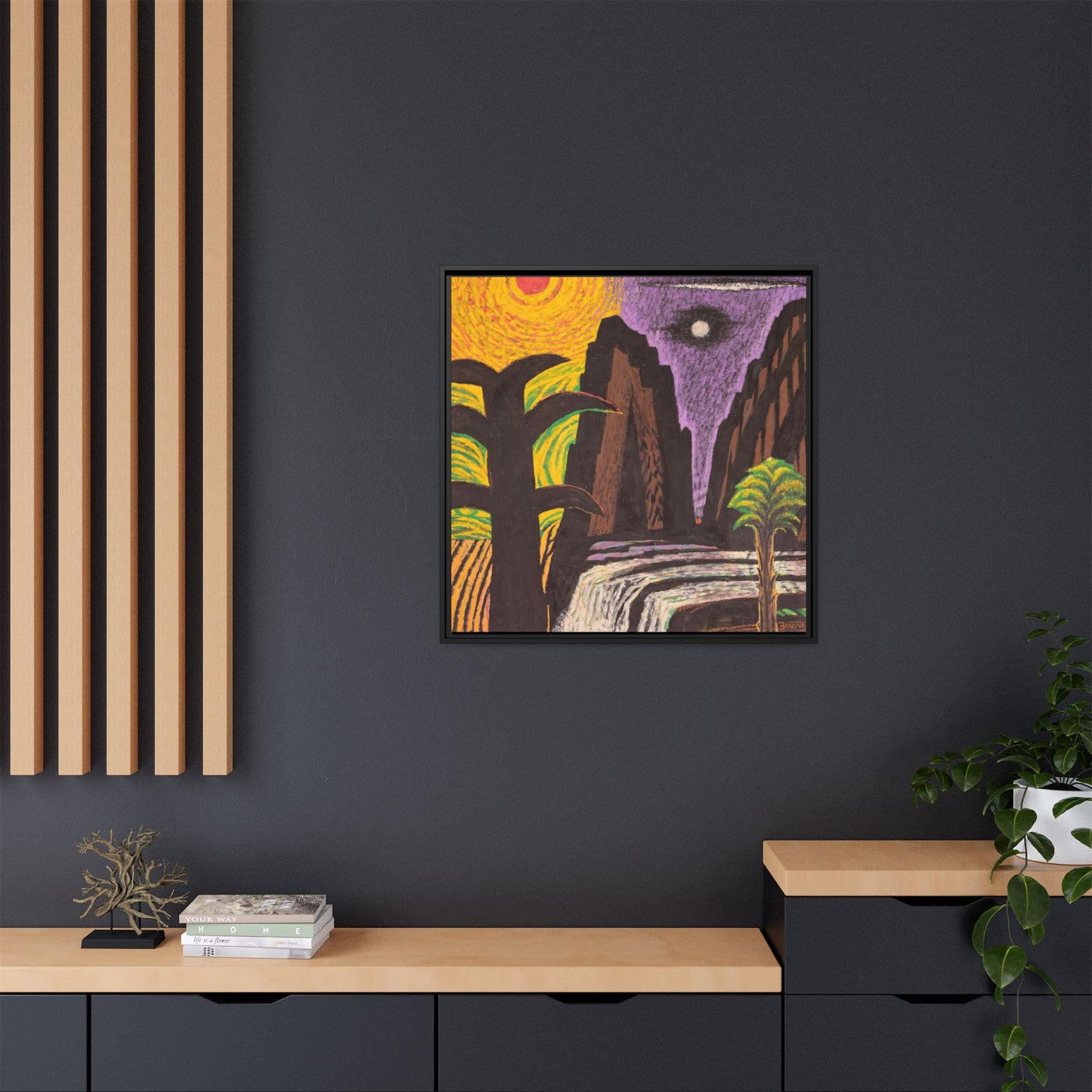 Abstract Landscape Print