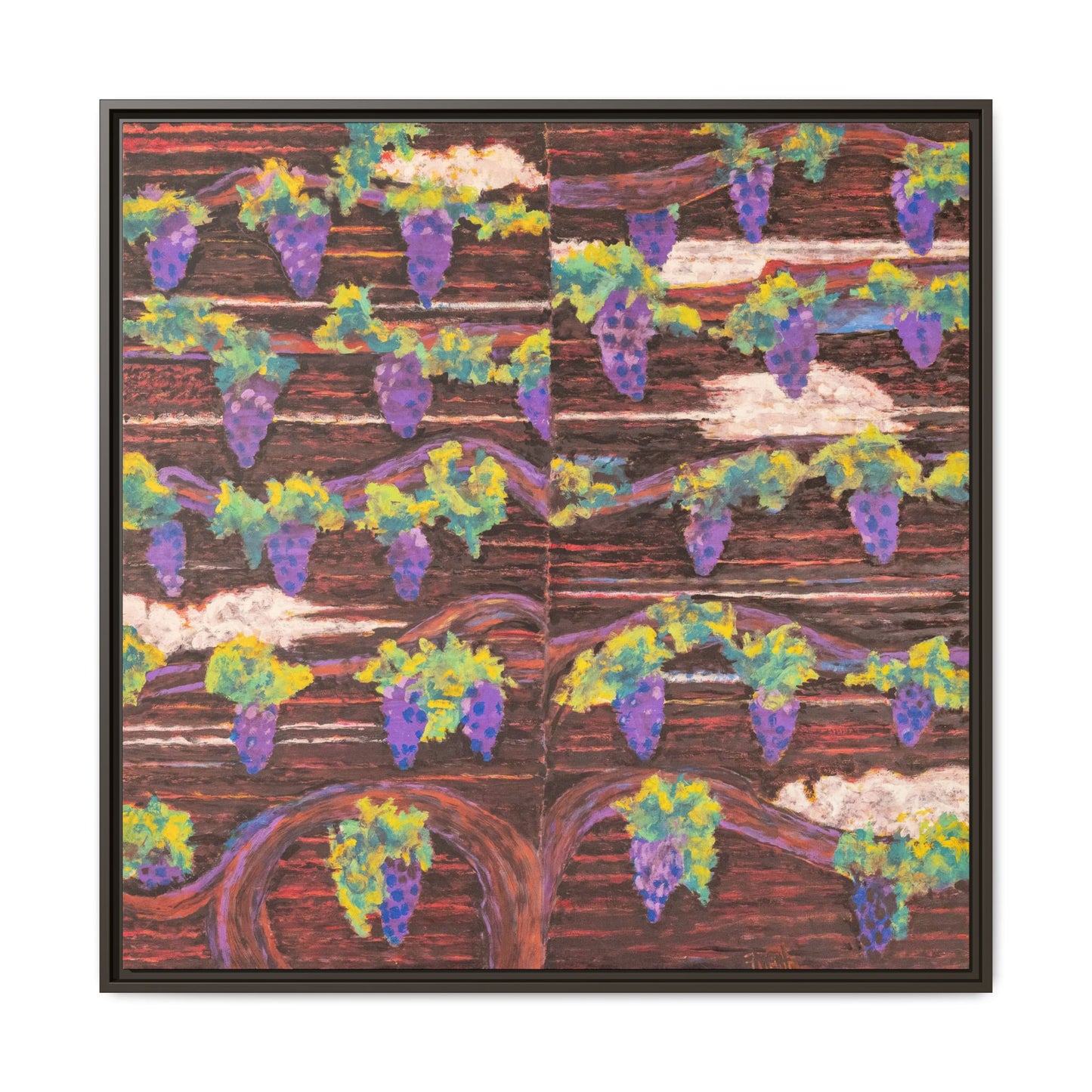 Wine Grapes Art Print