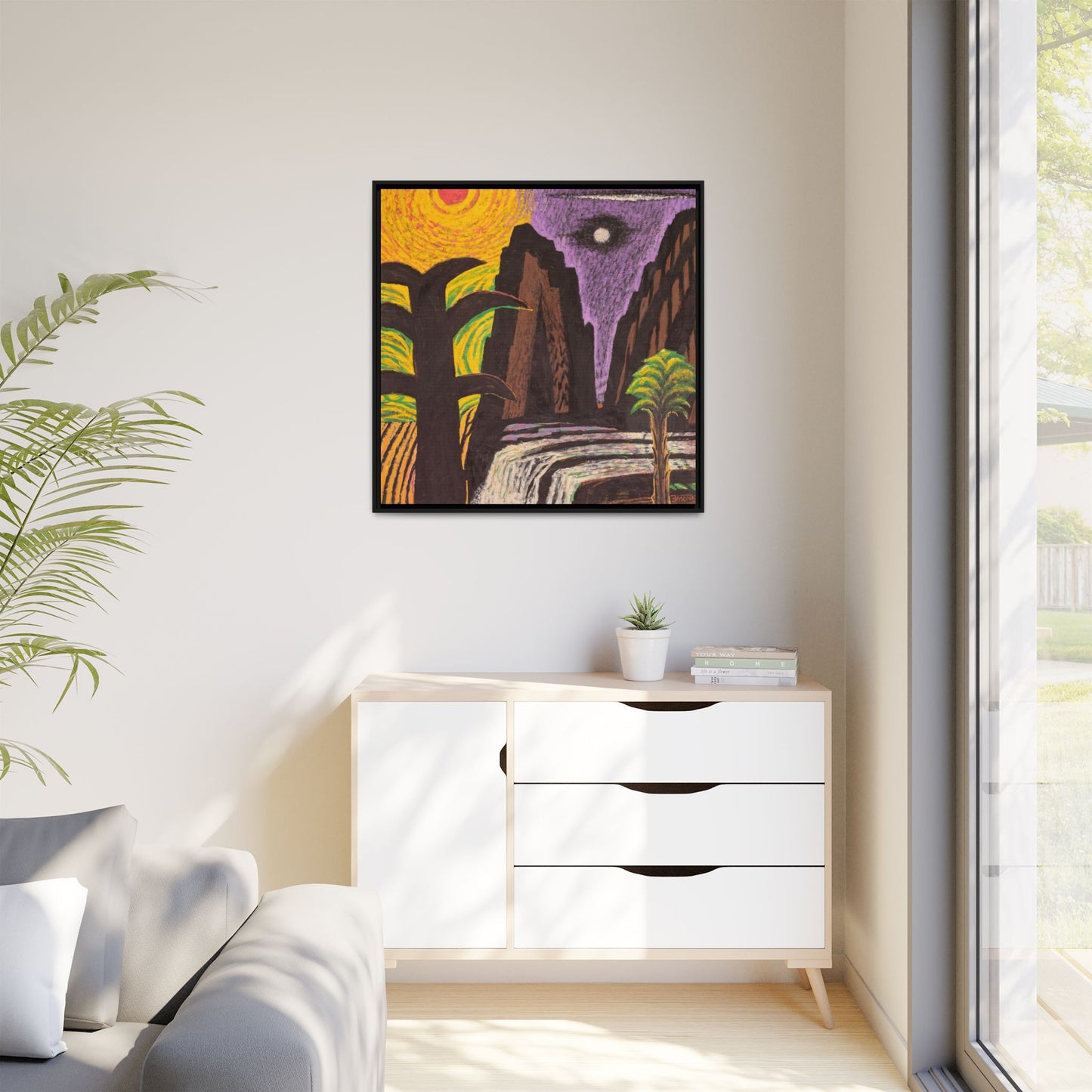 Abstract Landscape Print