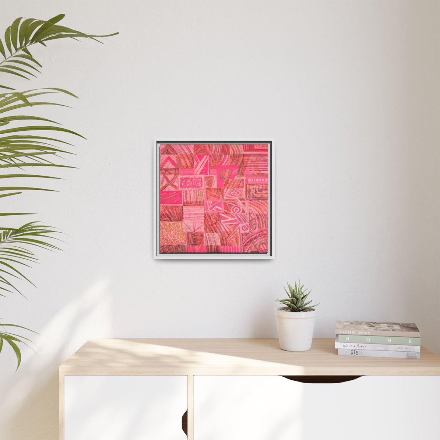 Large Abstract Print on Canvas