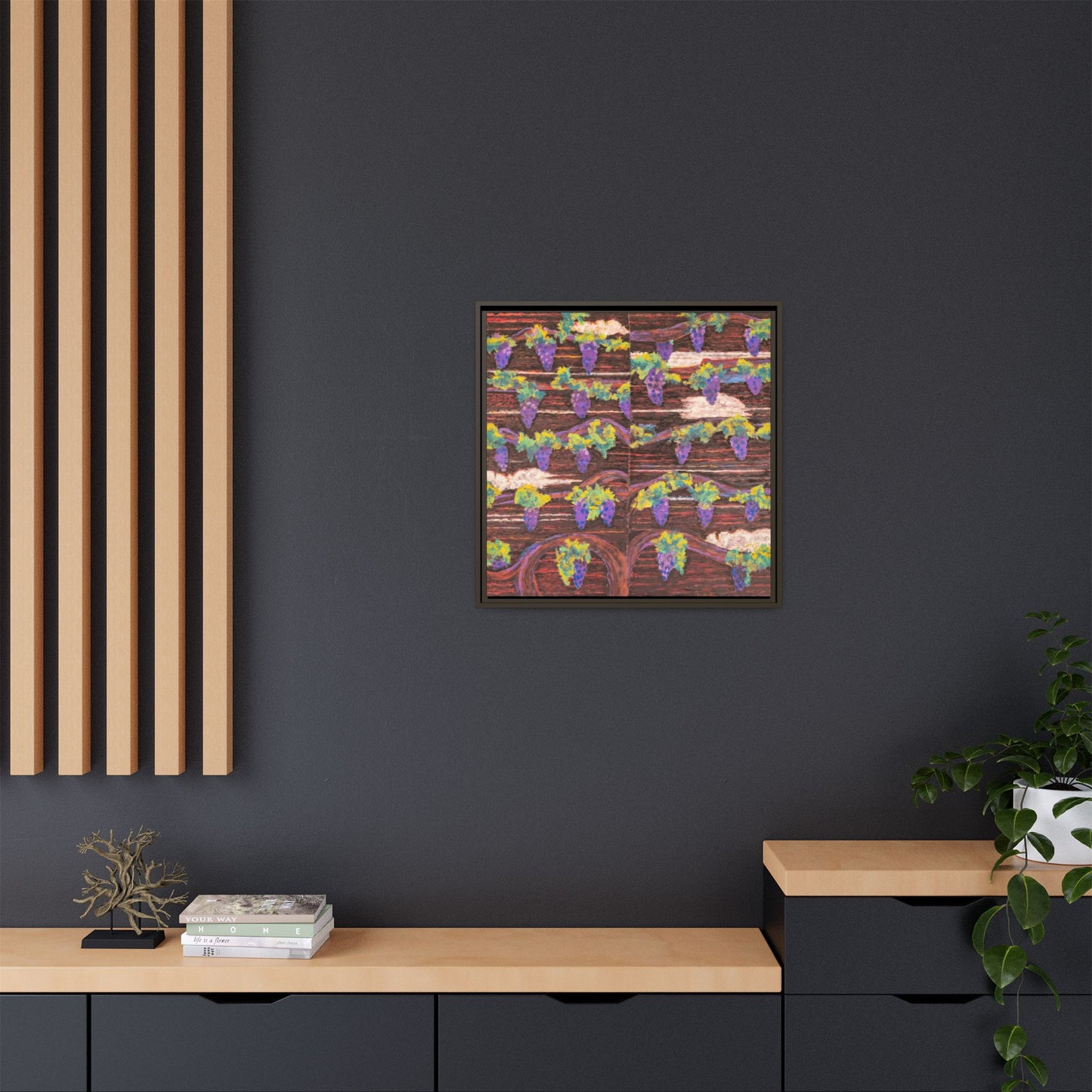 Wine Grapes Art Print