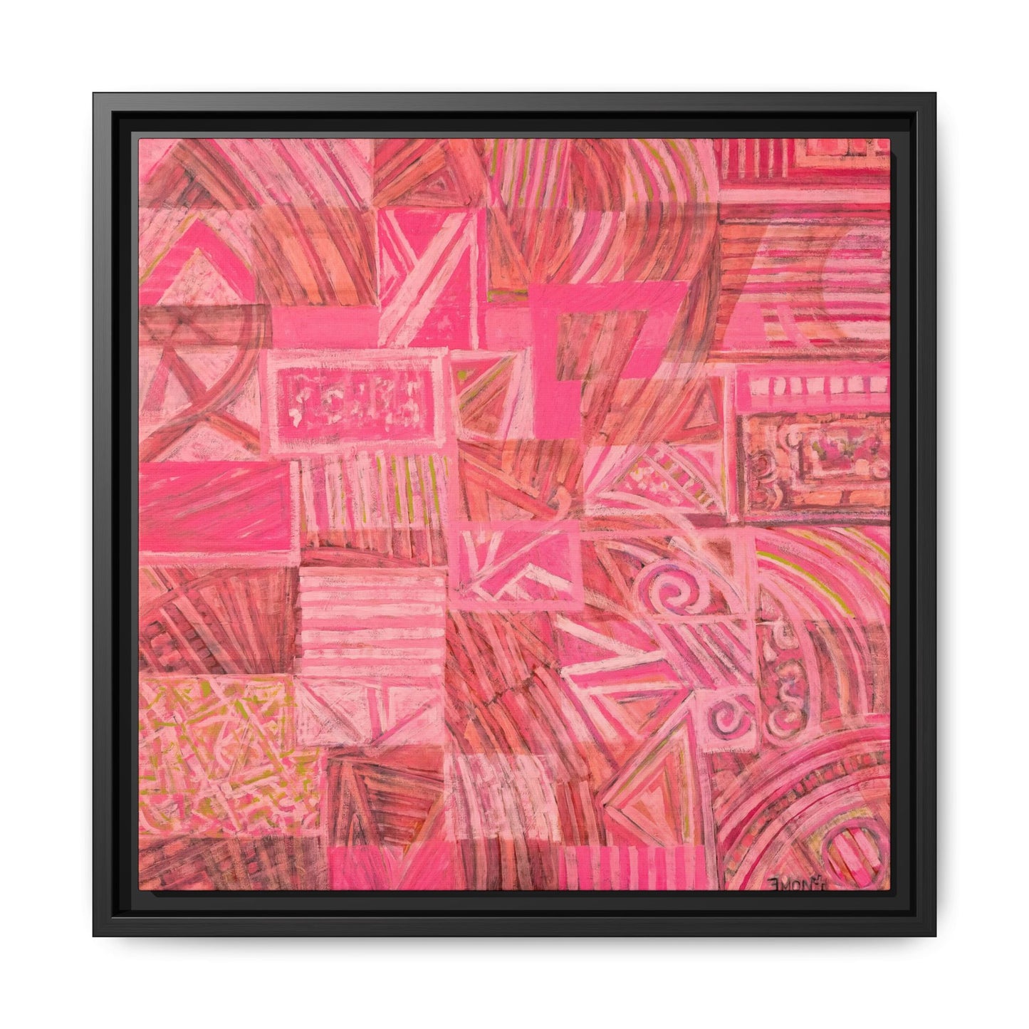 Large Abstract Print on Canvas