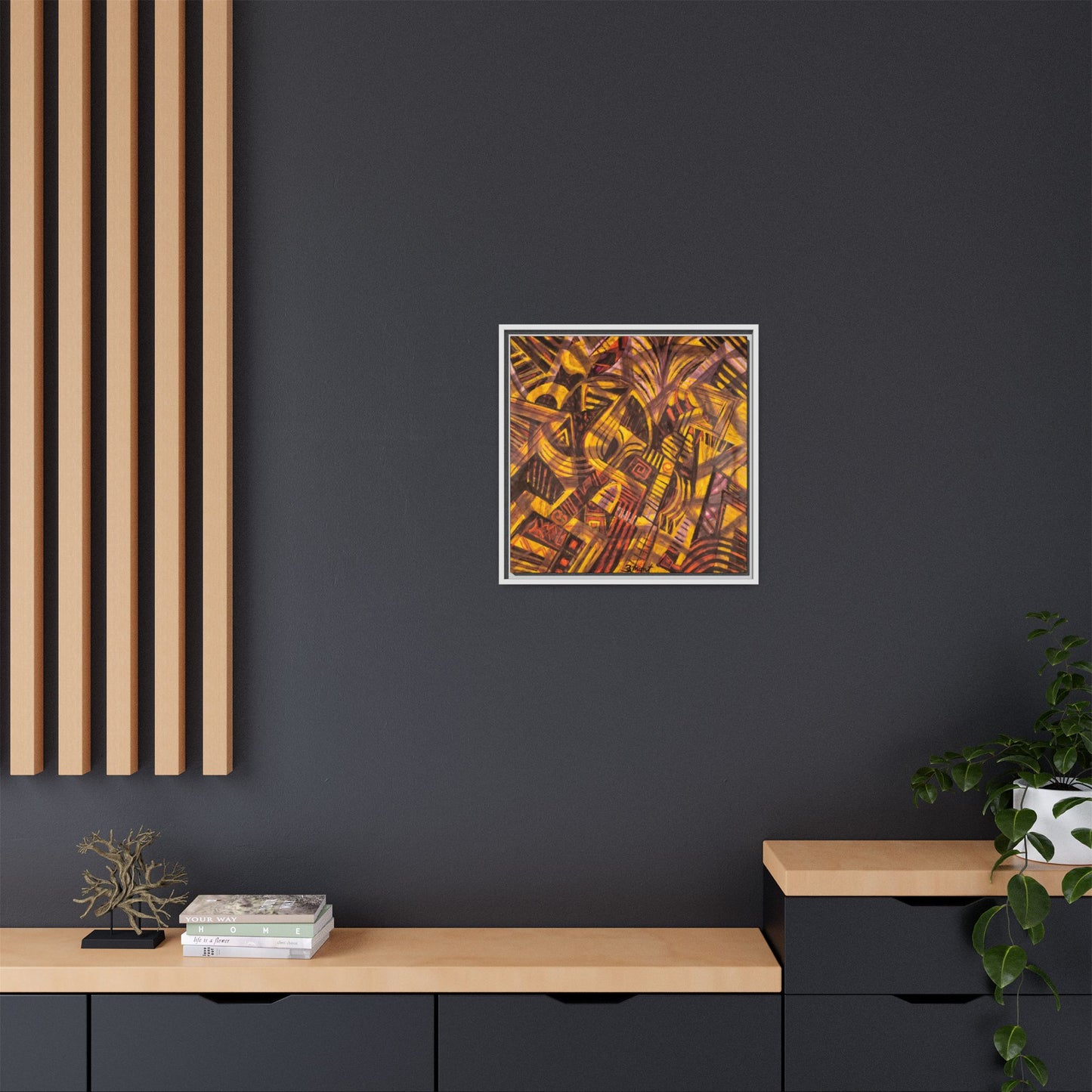 Bold Colorful Abstract Contemporary Art Print