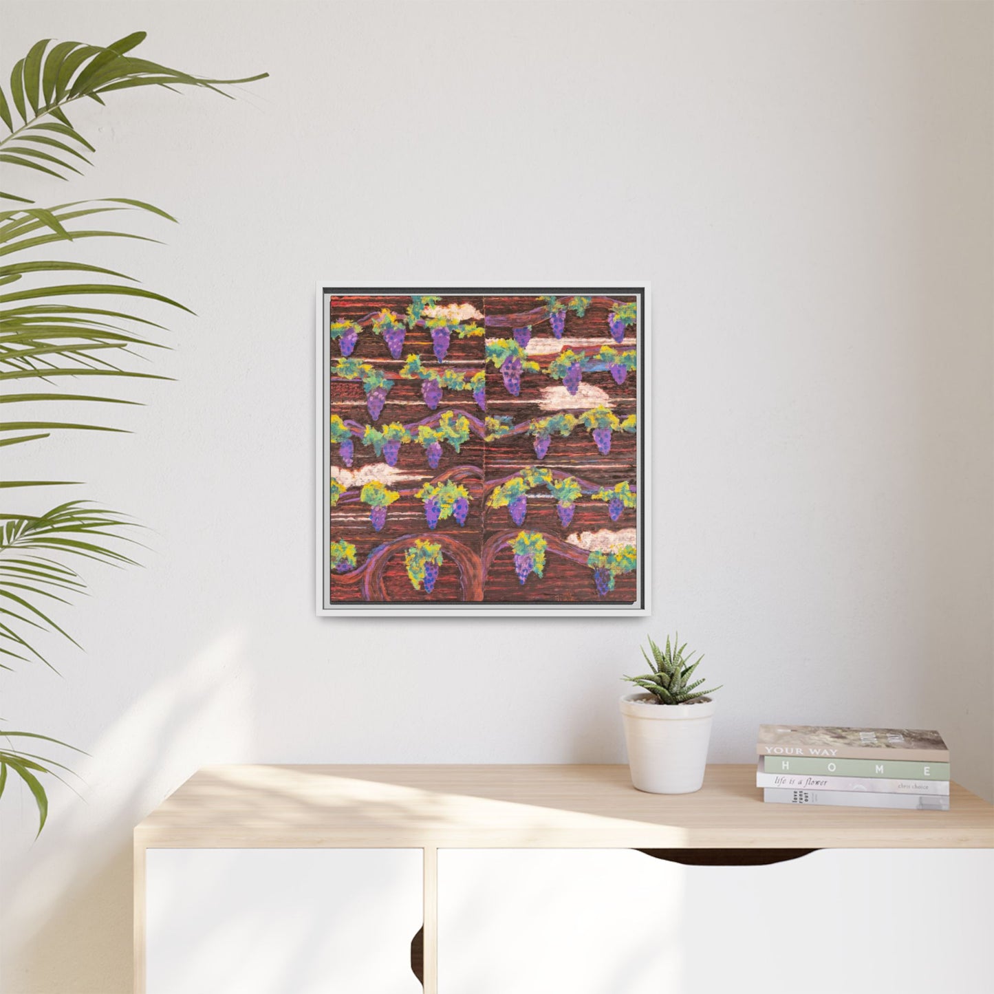 Wine Grapes Art Print