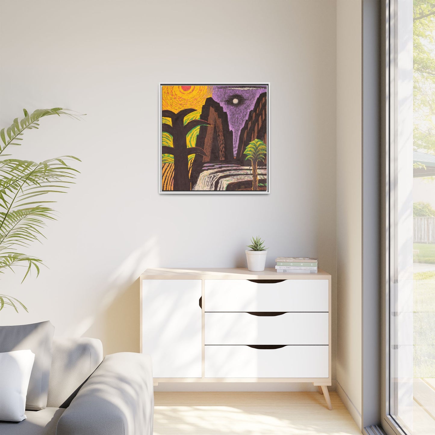 Abstract Landscape Print