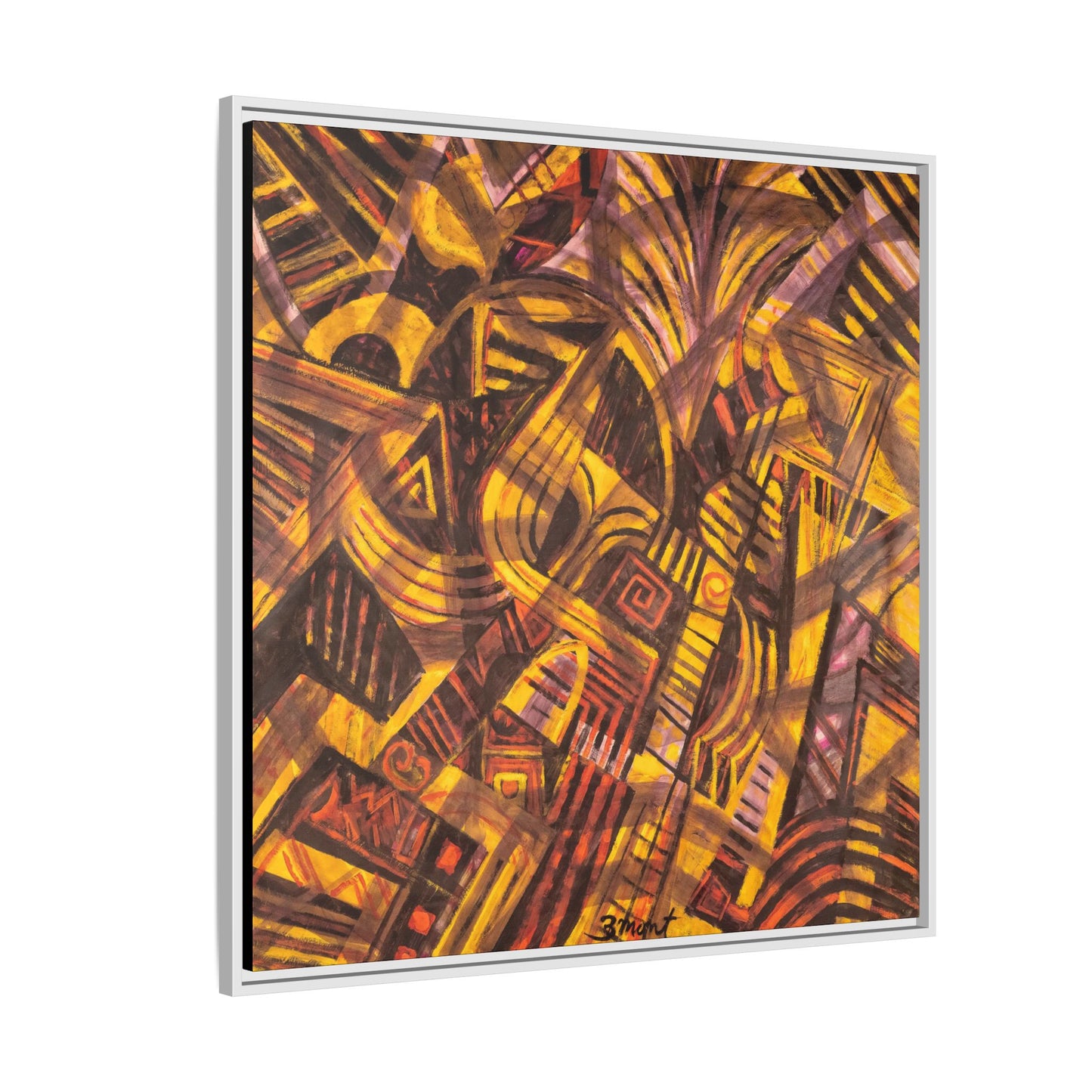 Bold Colorful Abstract Contemporary Art Print