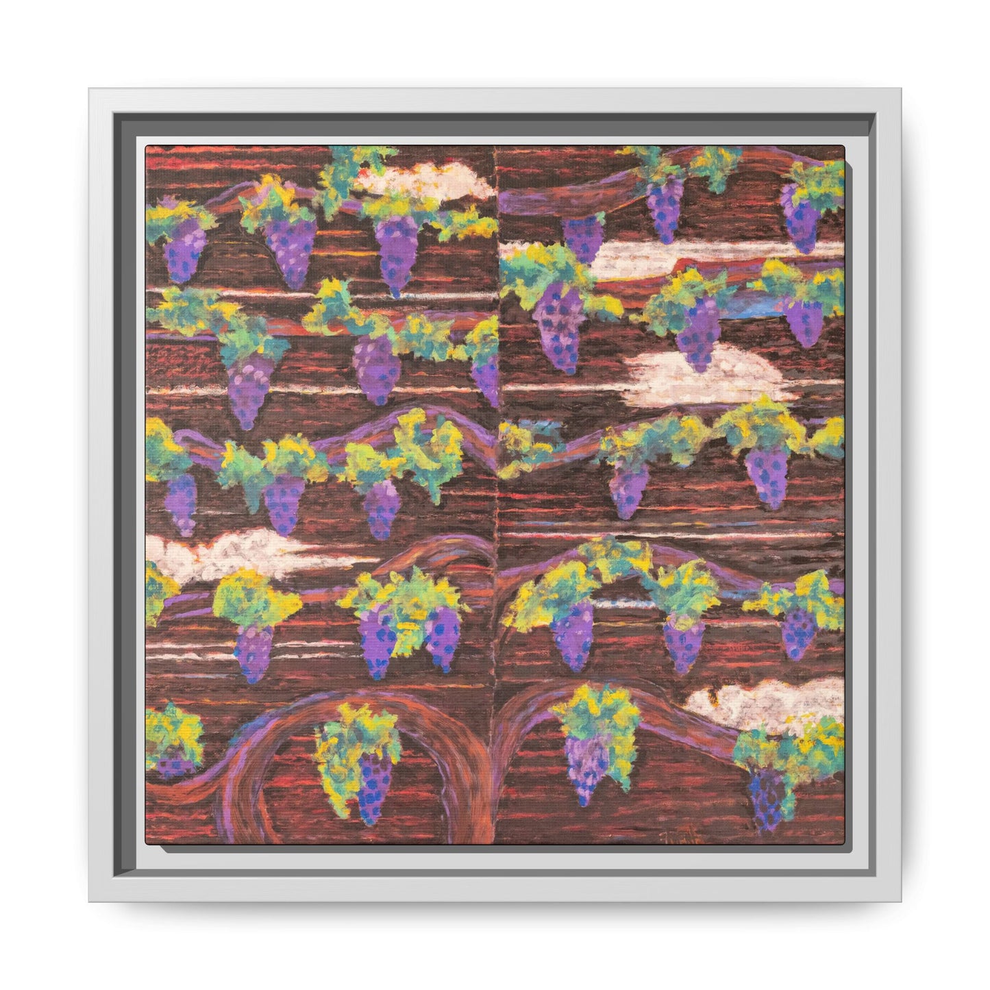 Wine Grapes Art Print