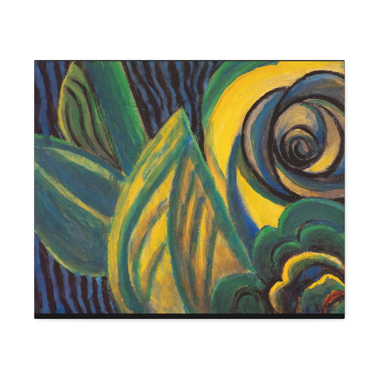 Green and Yellow Abstract