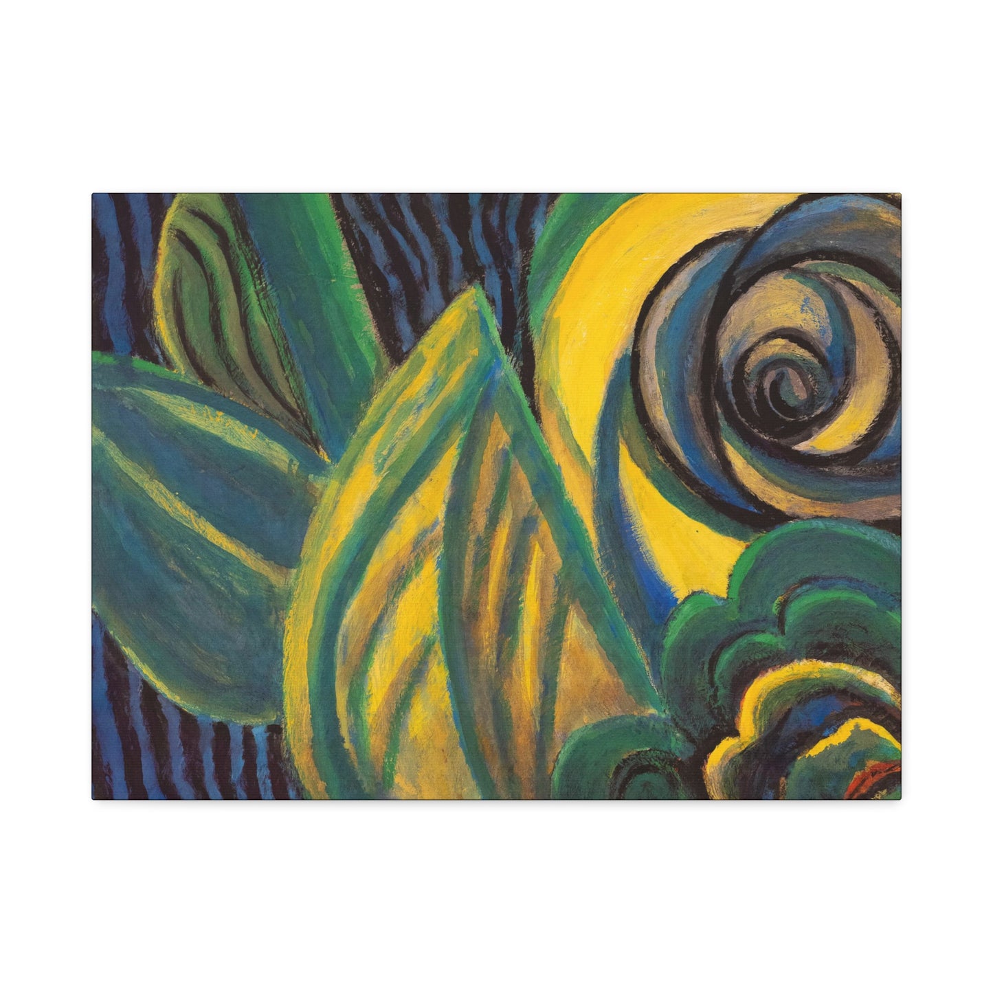 Green and Yellow Abstract