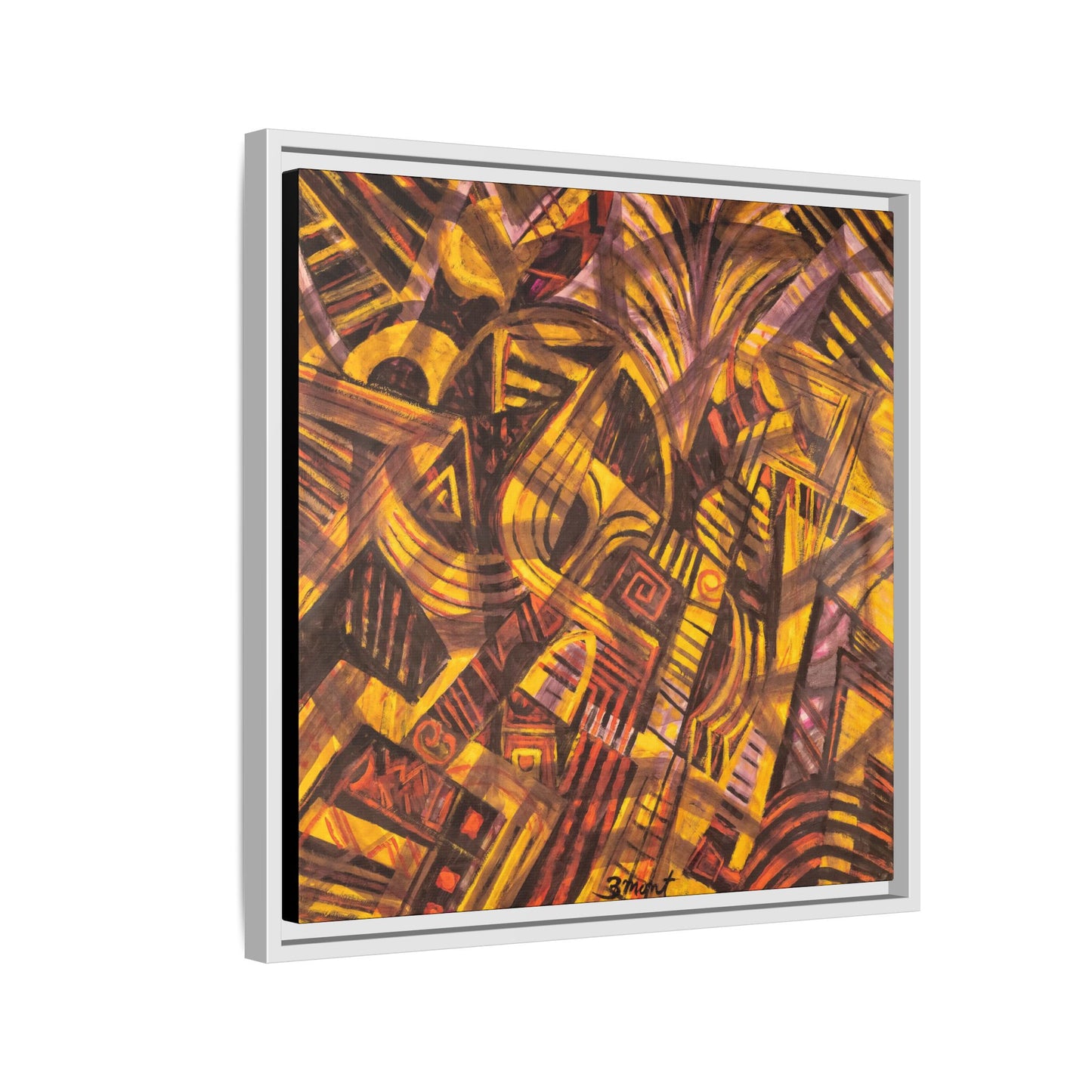 Bold Colorful Abstract Contemporary Art Print