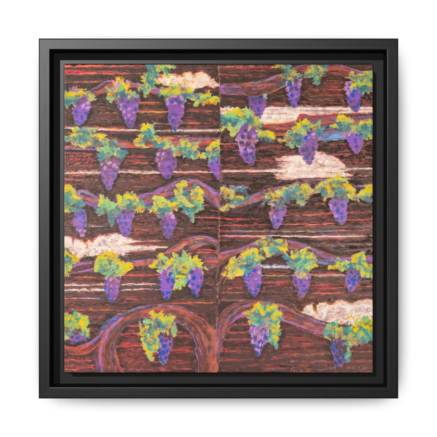 Wine Grapes Art Print