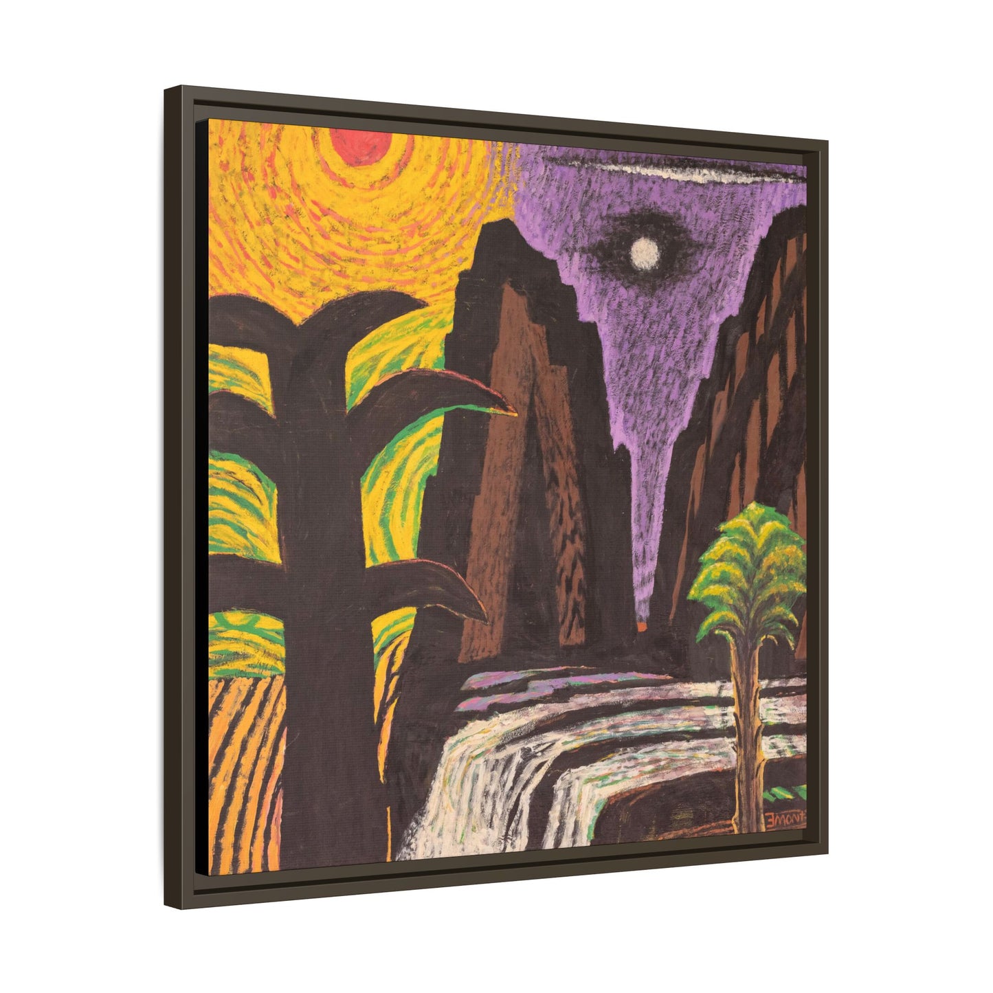 Abstract Landscape Print