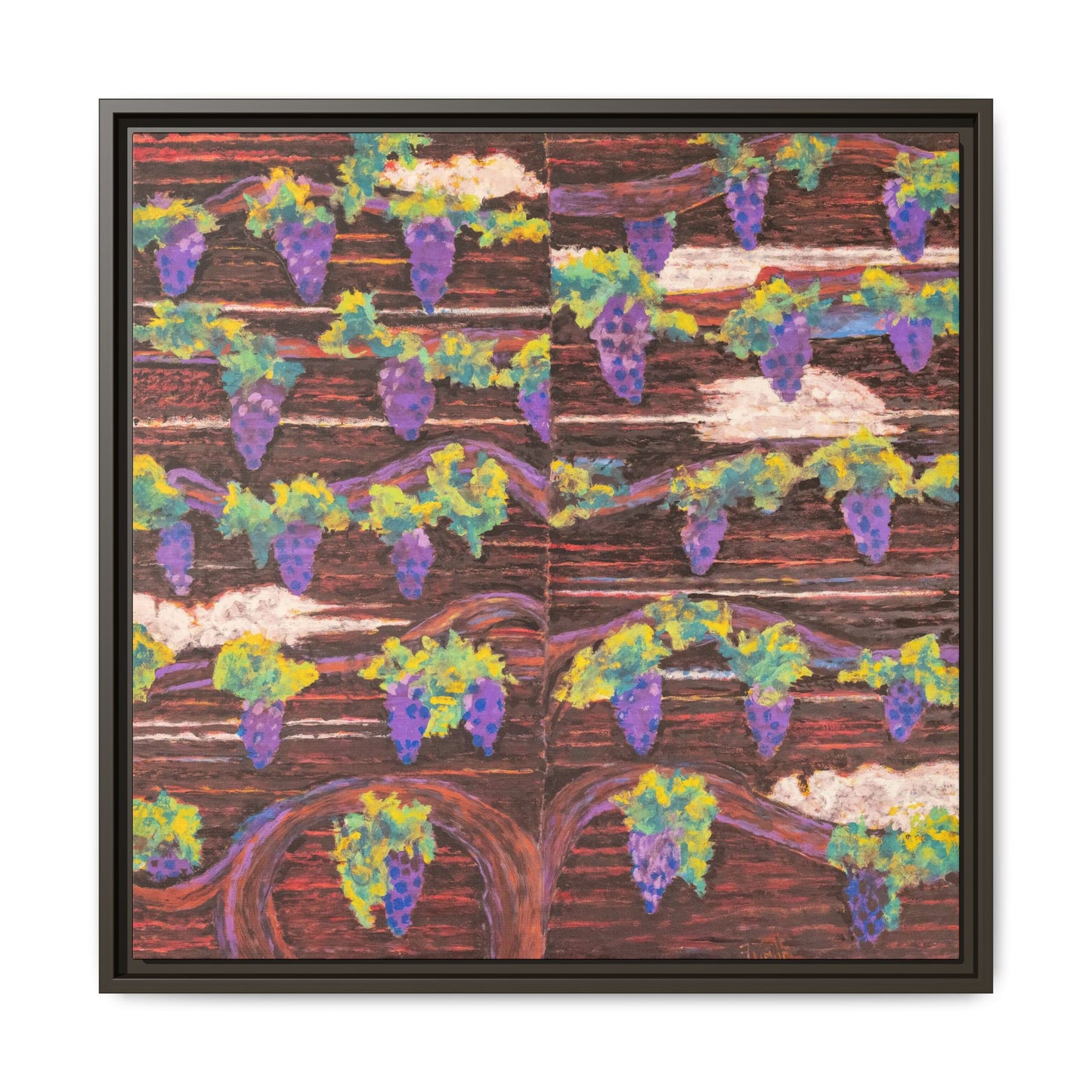 Wine Grapes Art Print