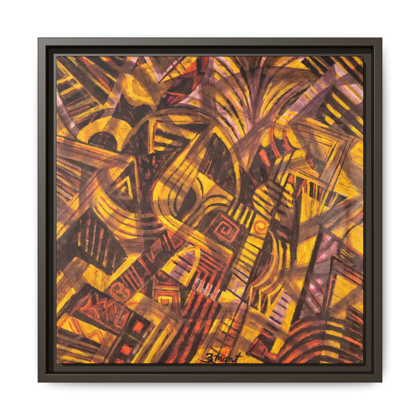 Bold Colorful Abstract Contemporary Art Print