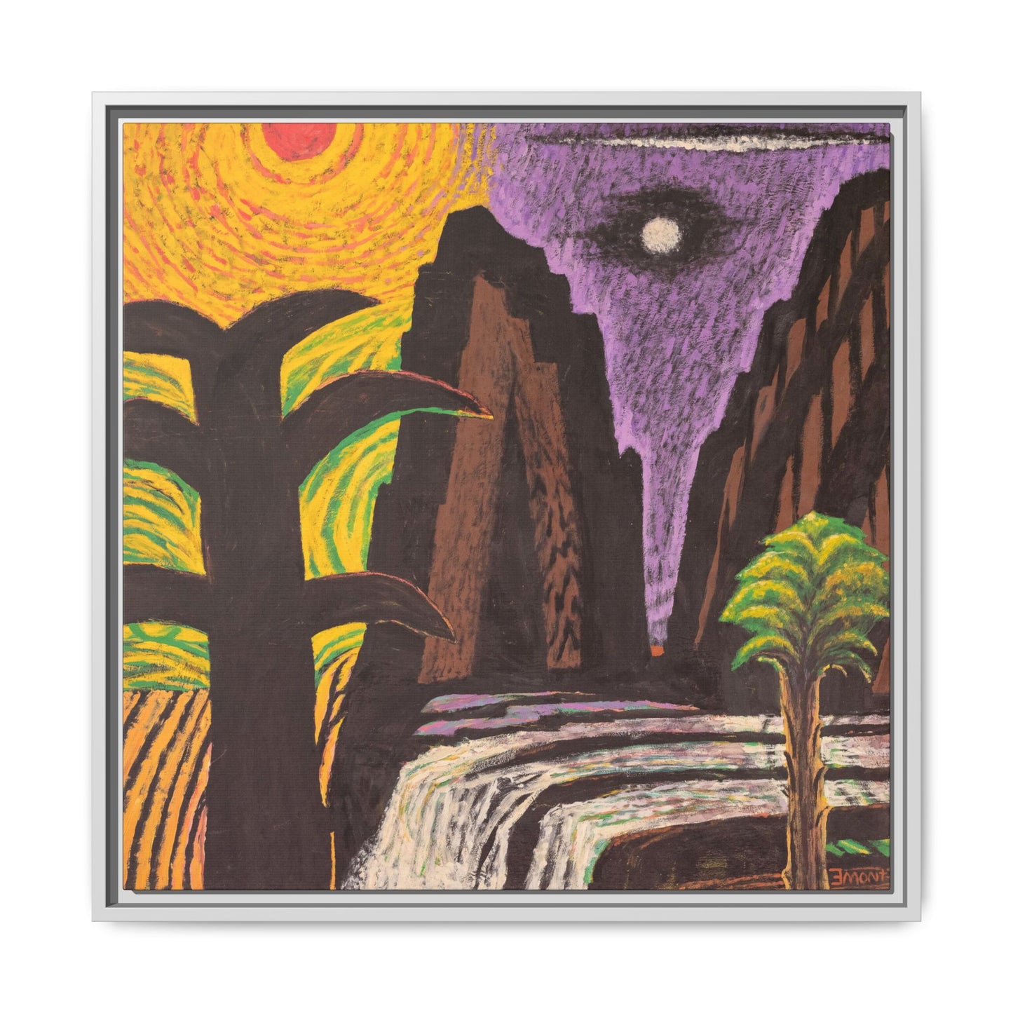 Abstract Landscape Print