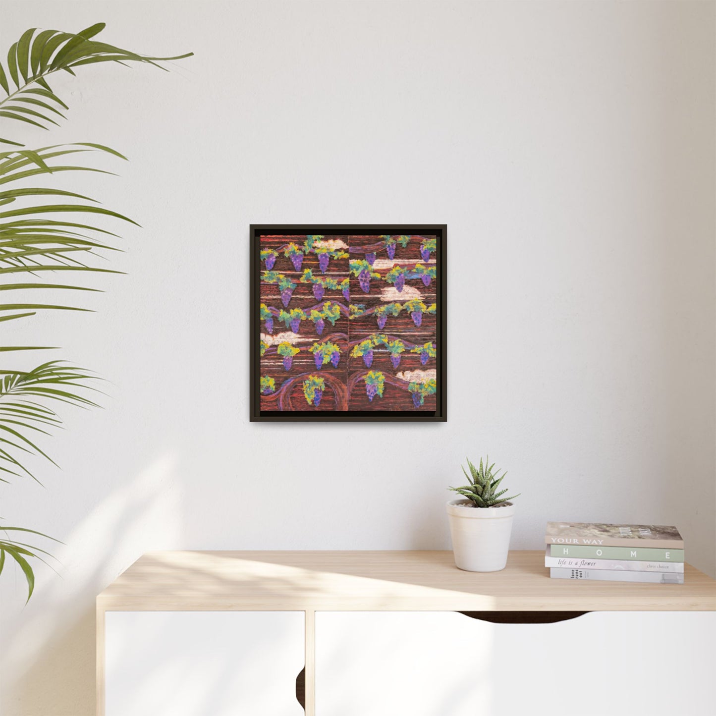 Wine Grapes Art Print