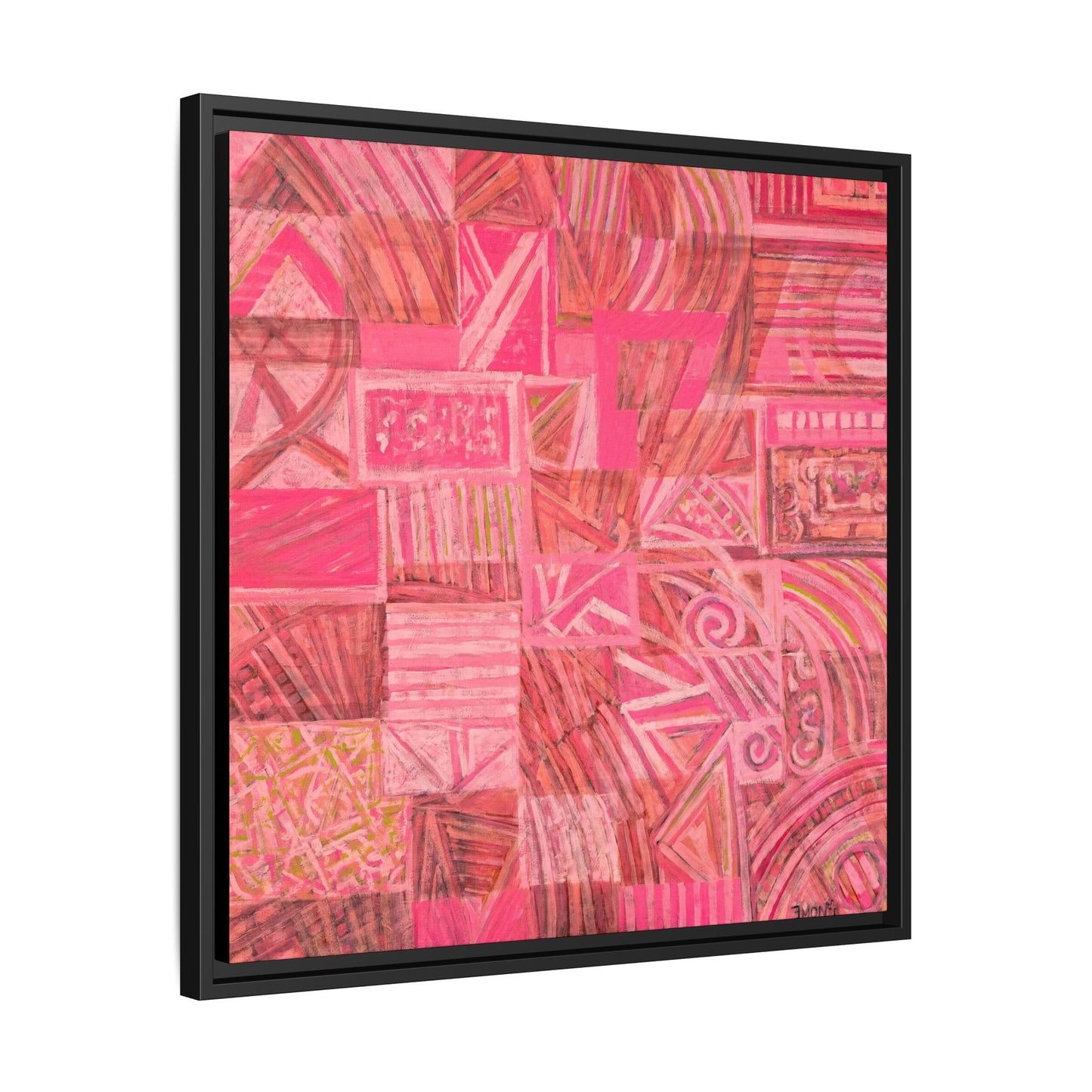 Large Abstract Print on Canvas